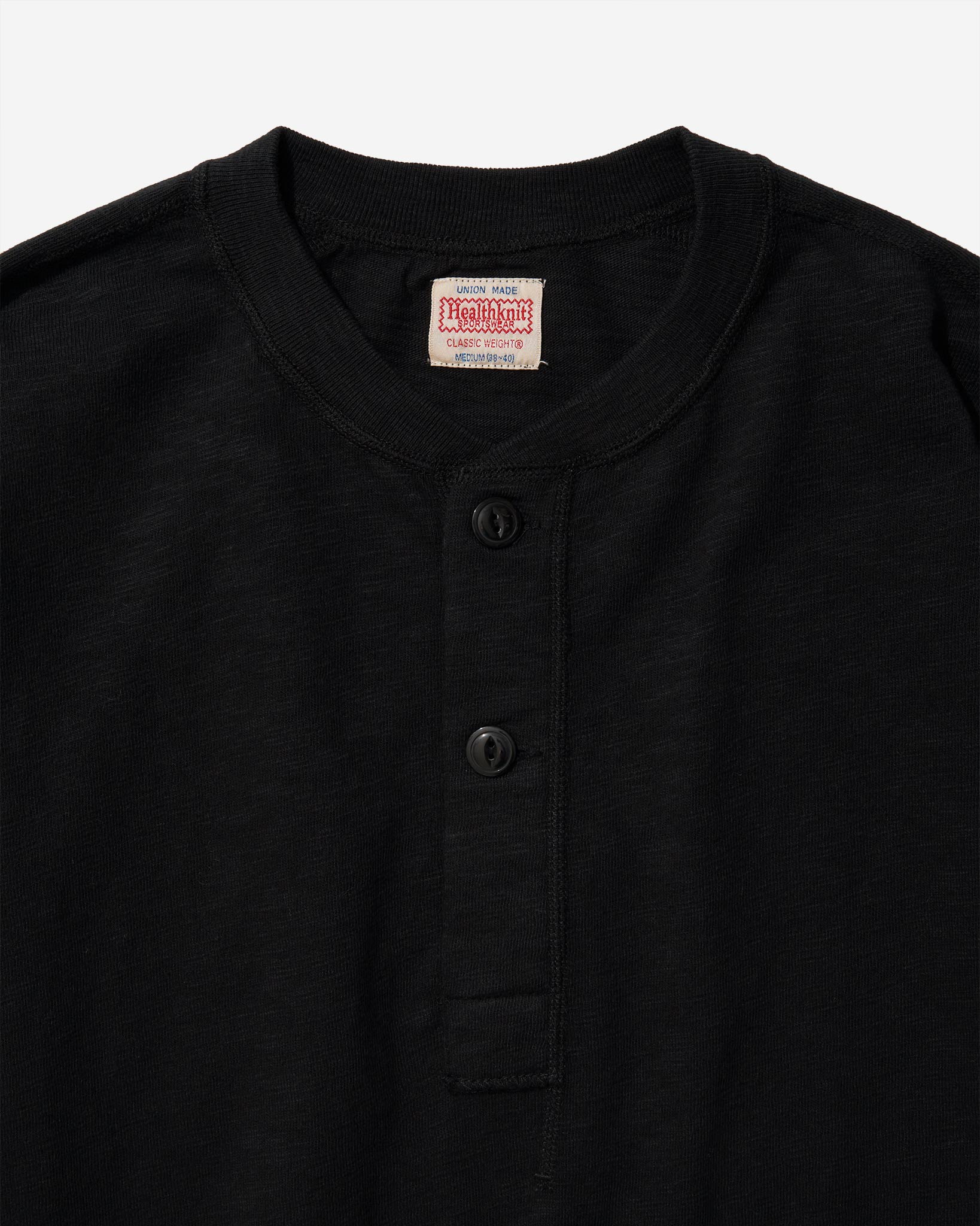 Max Weight Slab Henley L/S T-Shirt - Navy