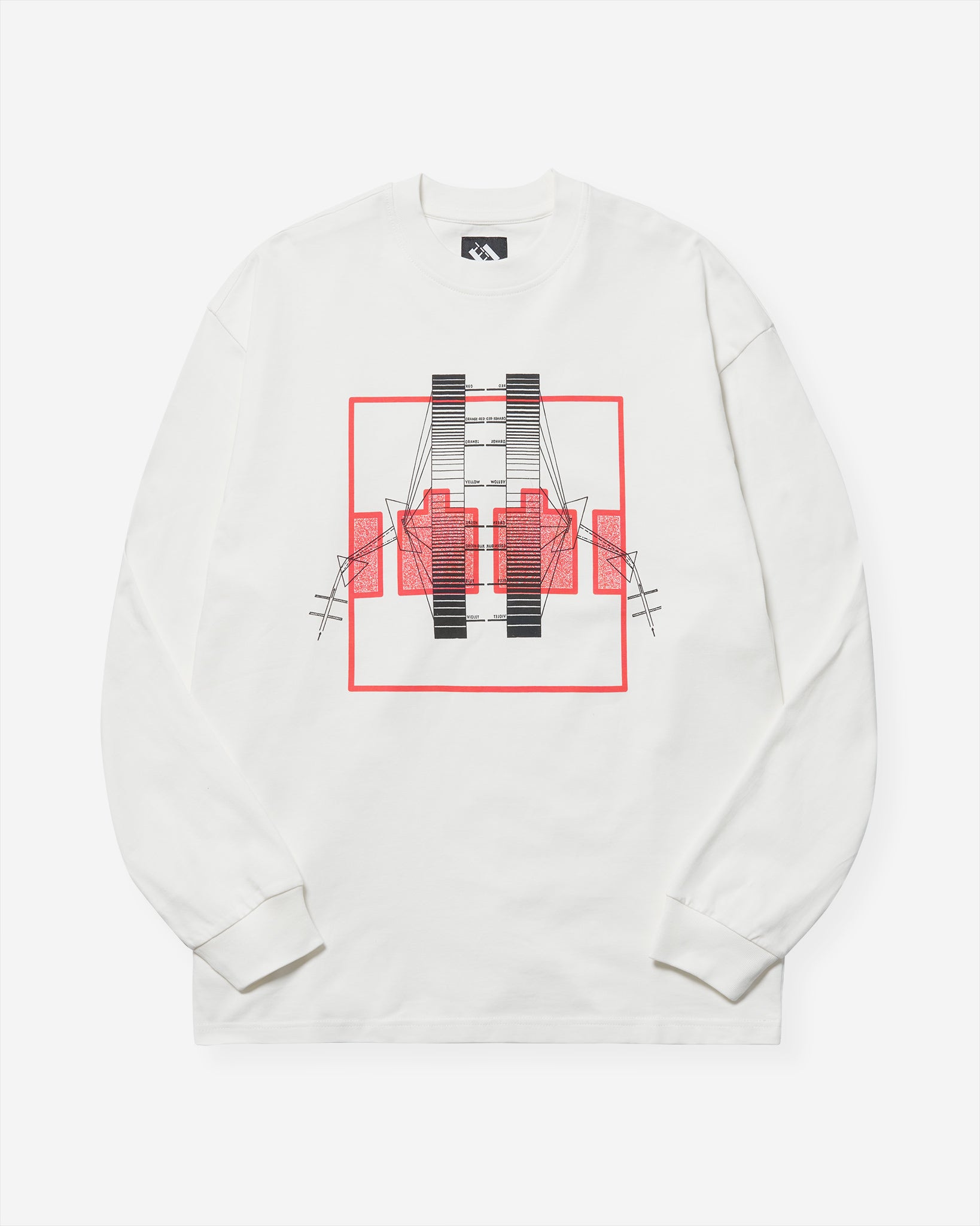 Spectrum Block Filter Long Sleeve - White
