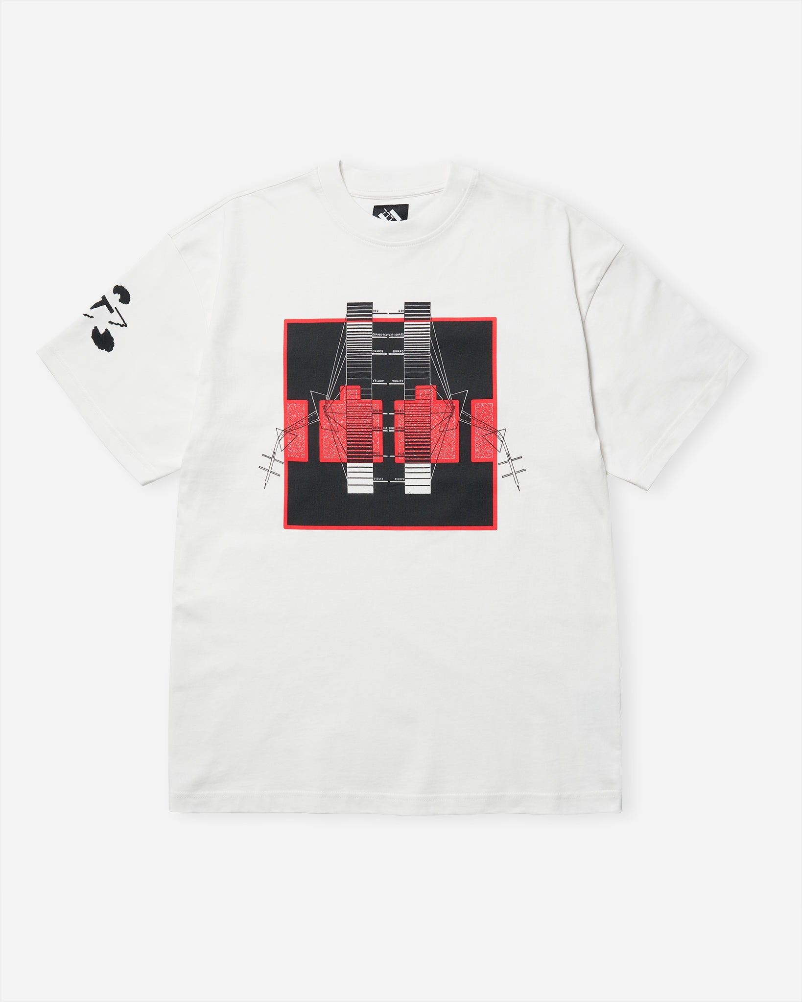 Spectrum Block Filter T-Shirt - White