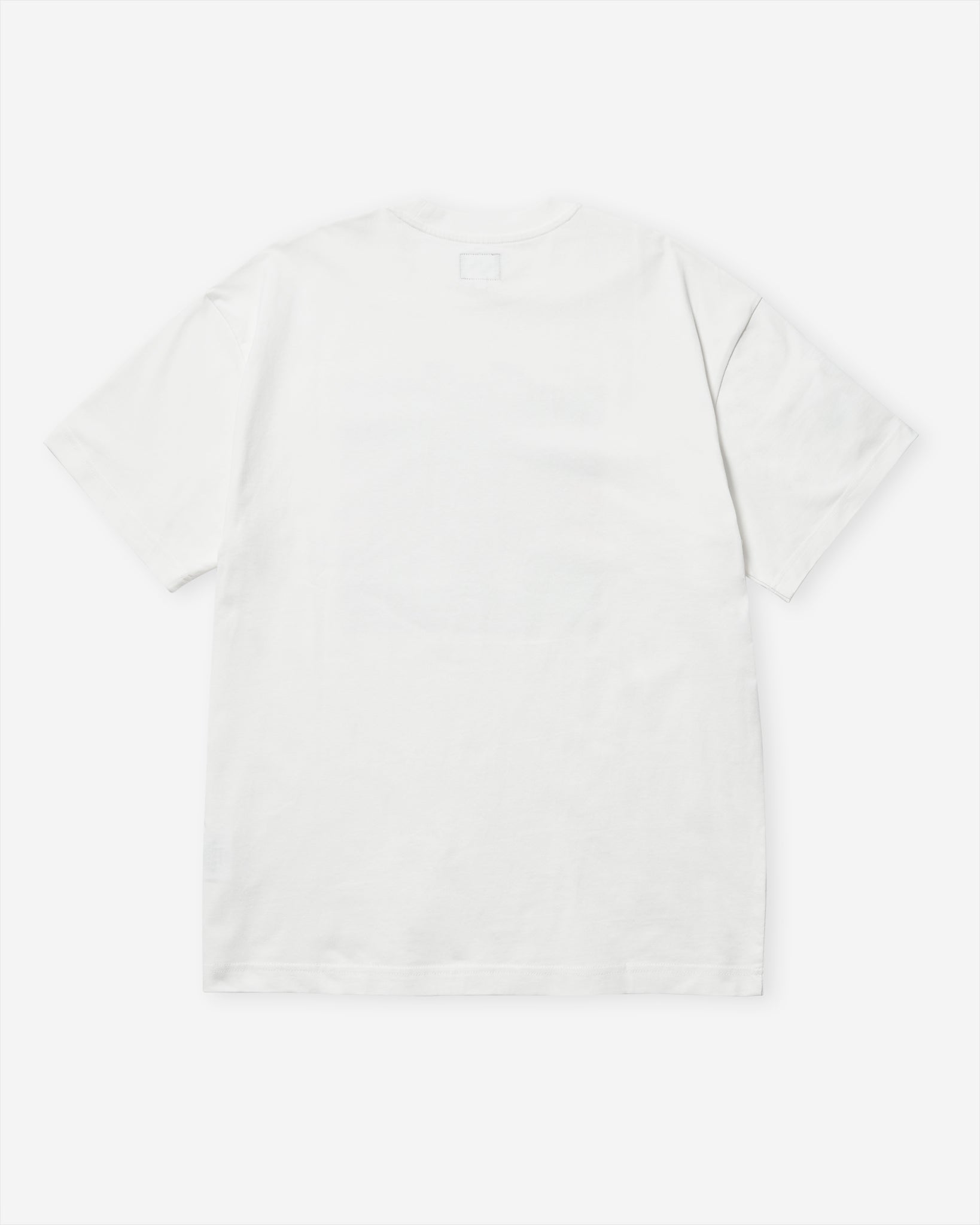 Block Noise 45 RED T-Shirt - White