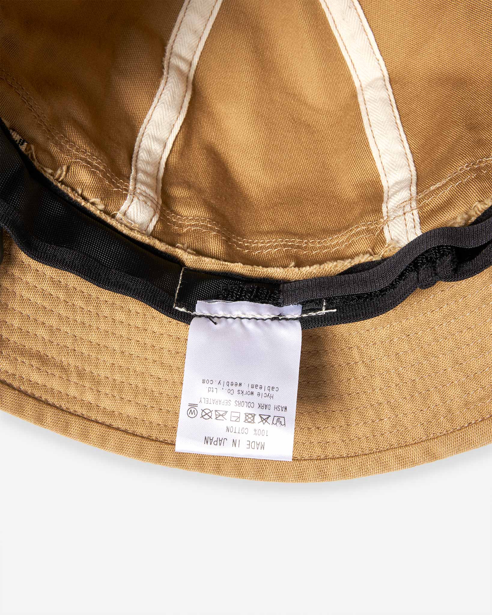 Baker Back Satin Metro Hat - Dark Beige