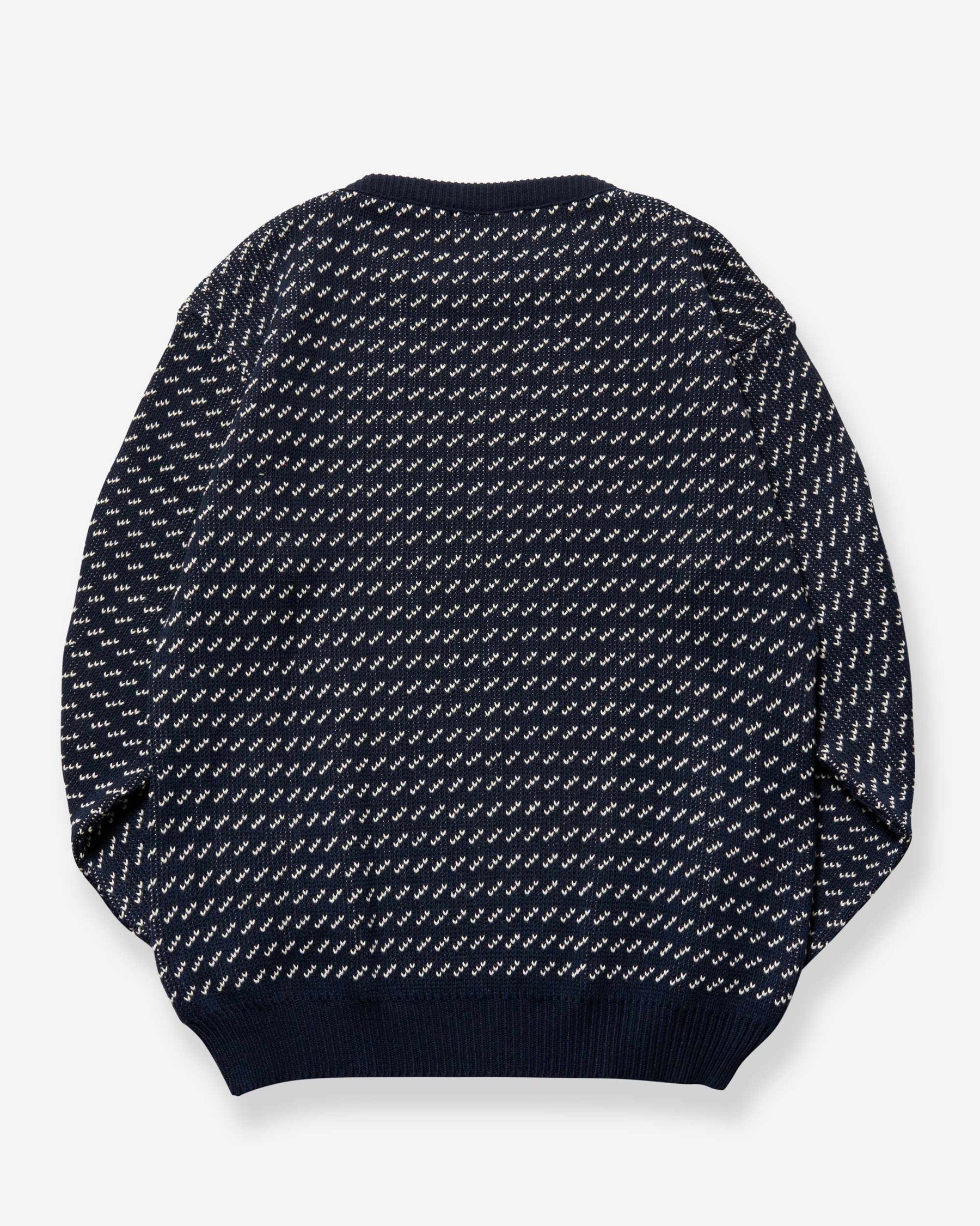 Fleck Pullover - Navy/Natural