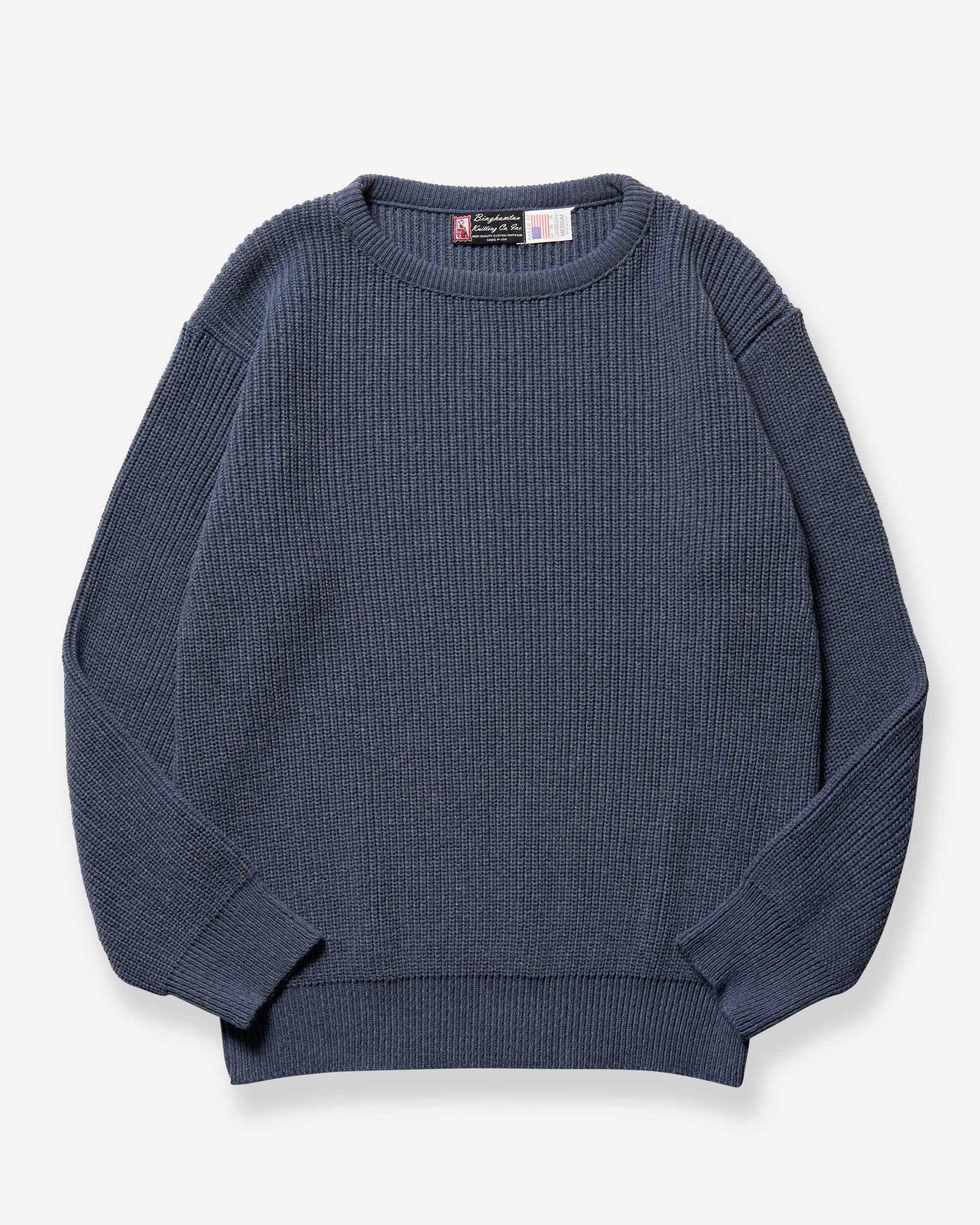 Shaker Crew Pullover - Jeans