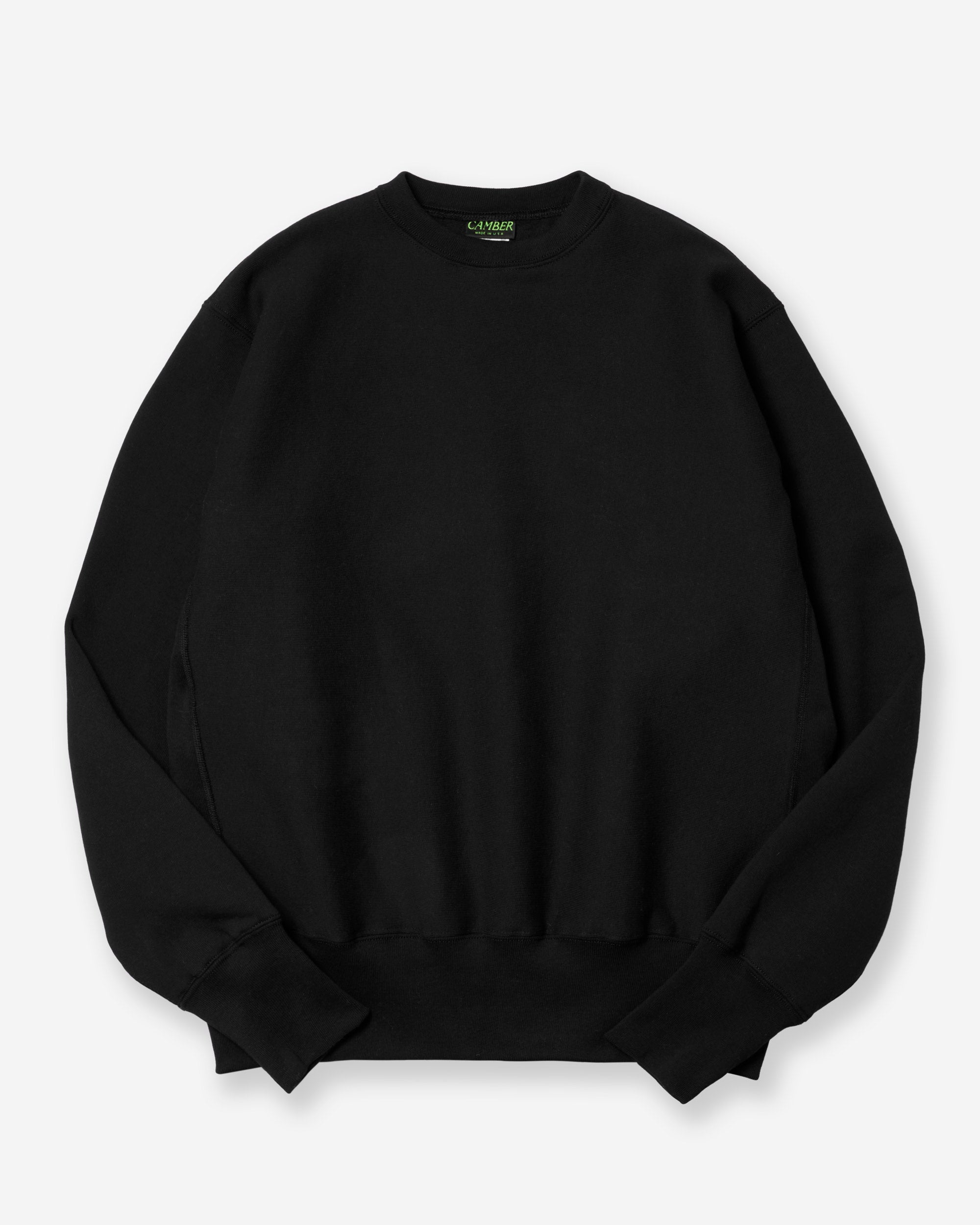 CROSS-KNIT® Crewneck Sweatshirt - Black