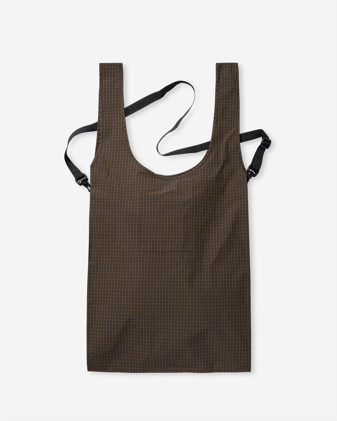 Durable Market Tote - Navy/ Brown