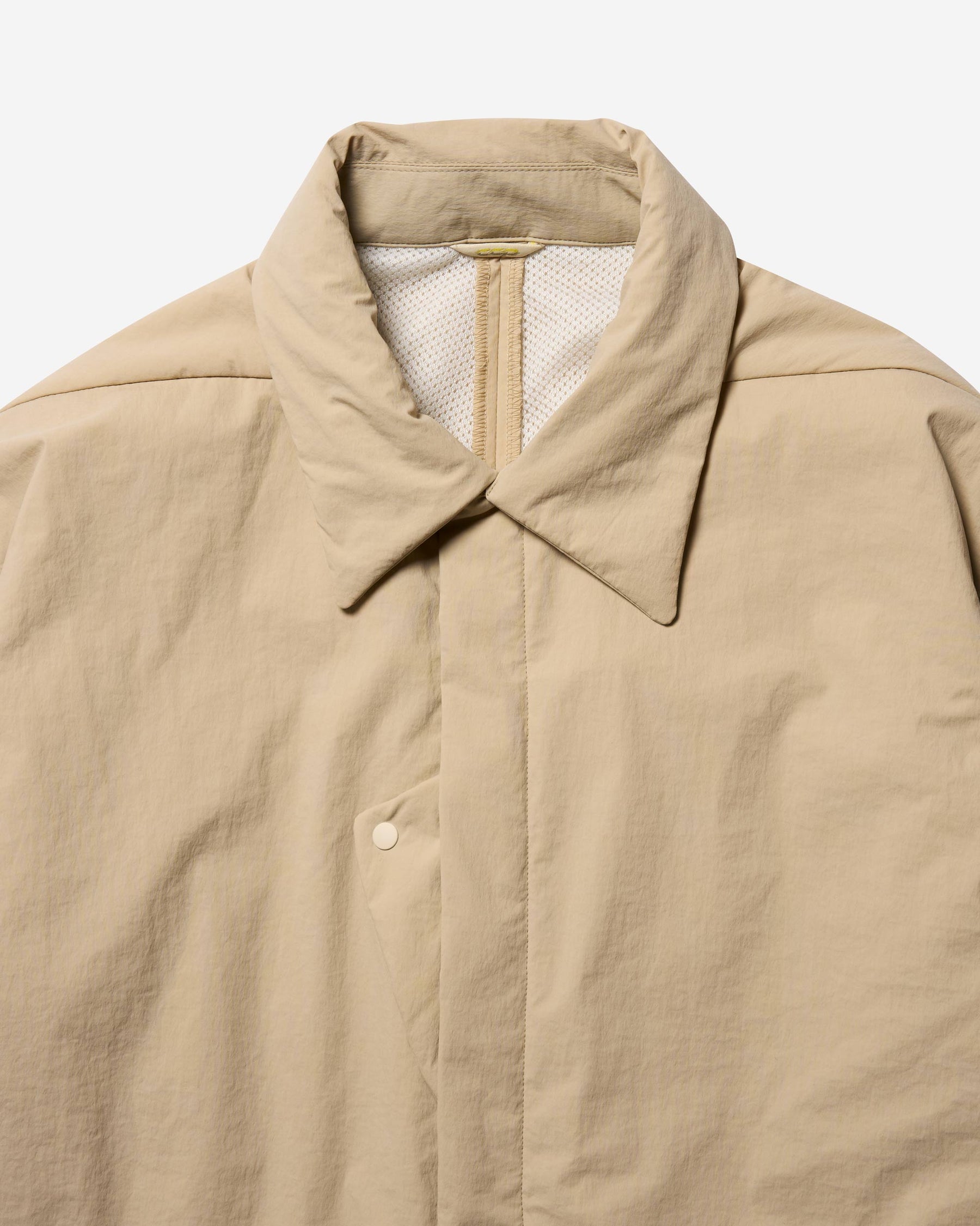 Left Chest PK Shirt (LS-CB105) - Beige