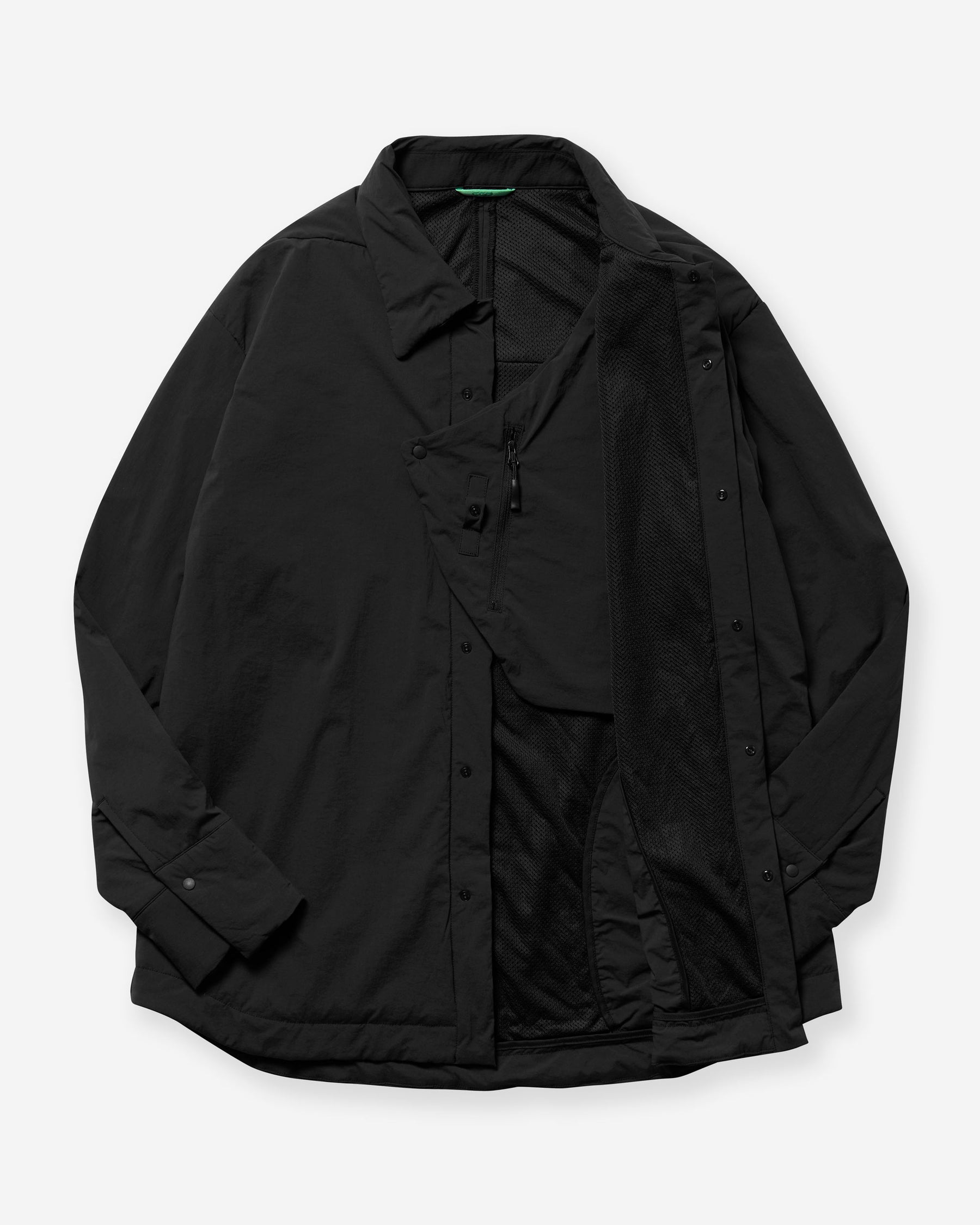 Left Chest PK Shirt (LS-CB105) - Black