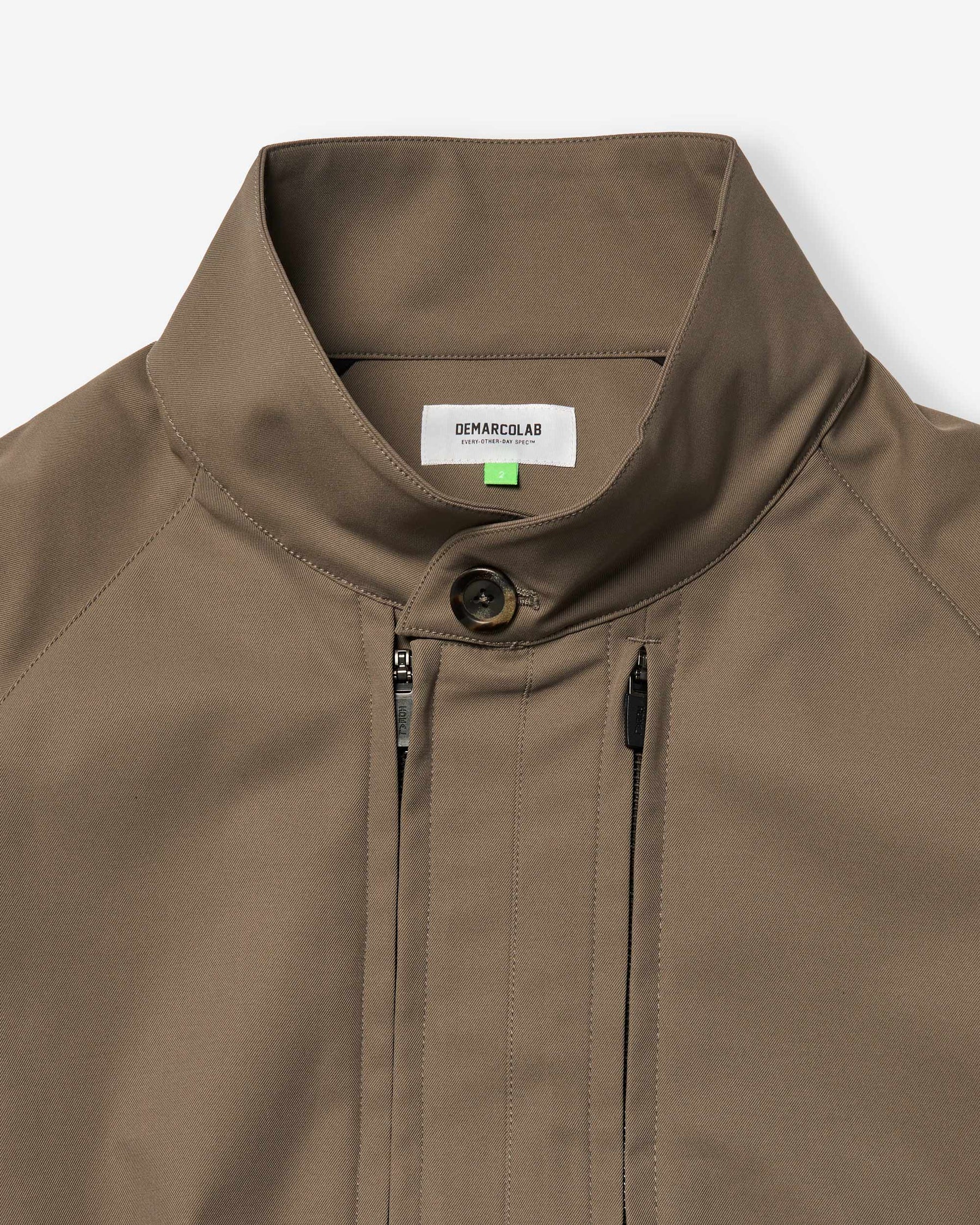 Solotex® 2-Zip Harrington Jkt - Coffee