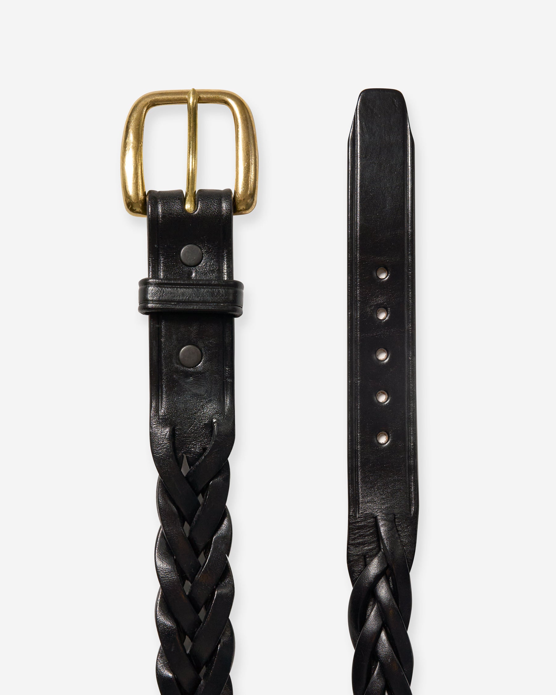 1 1/4" Braided Belt - Black