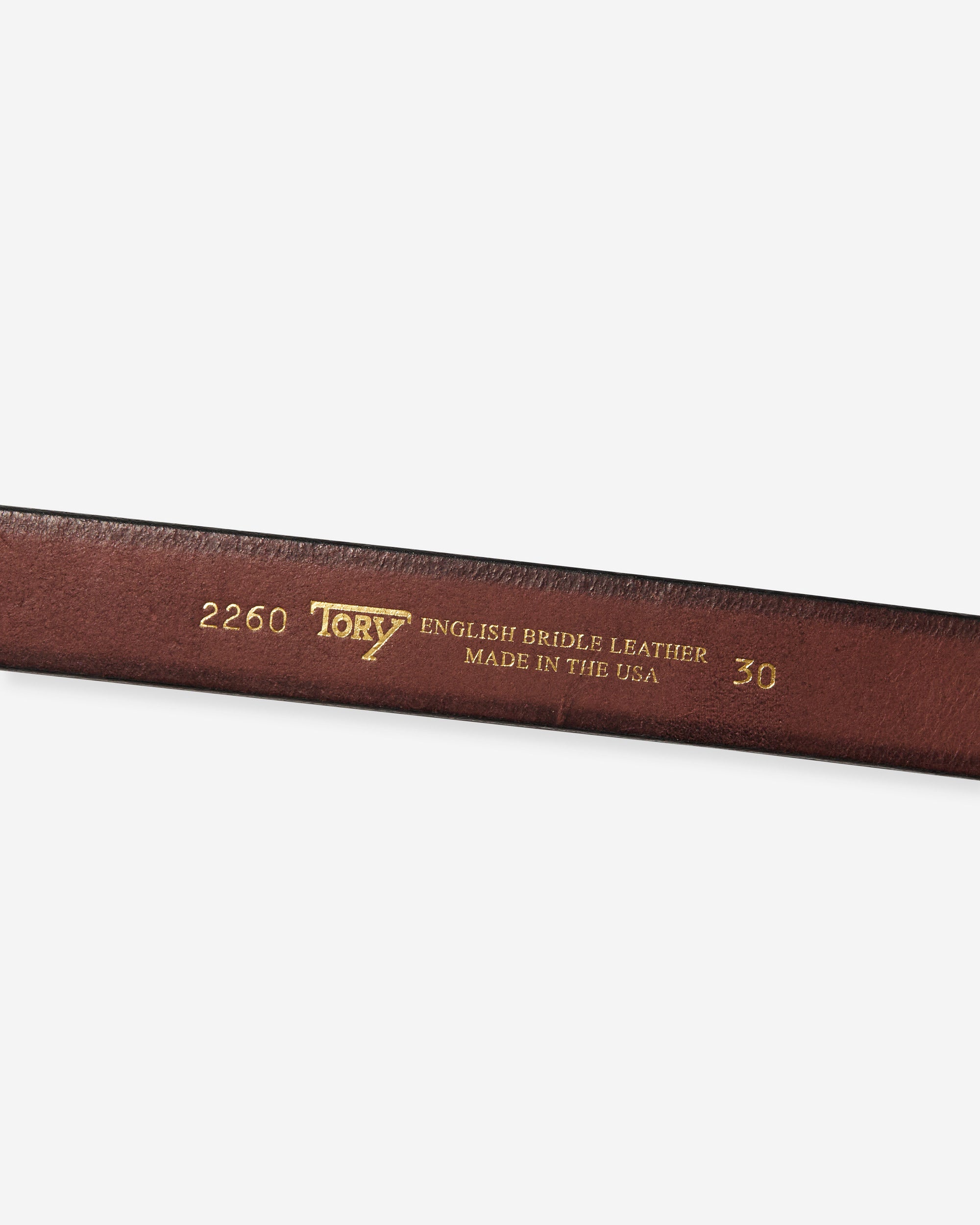 1 1/4" Hoof Pick Belt - Havana/Brass