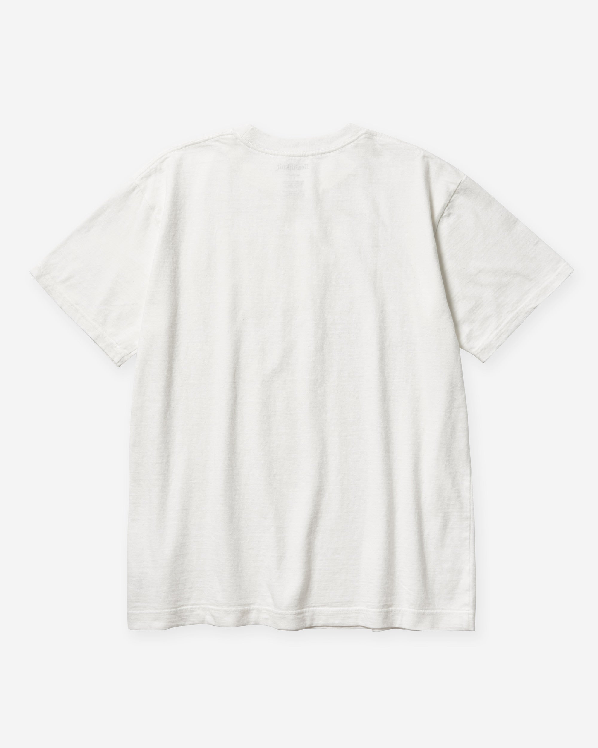 Recycled Cotton Blend Crewneck S/S - White