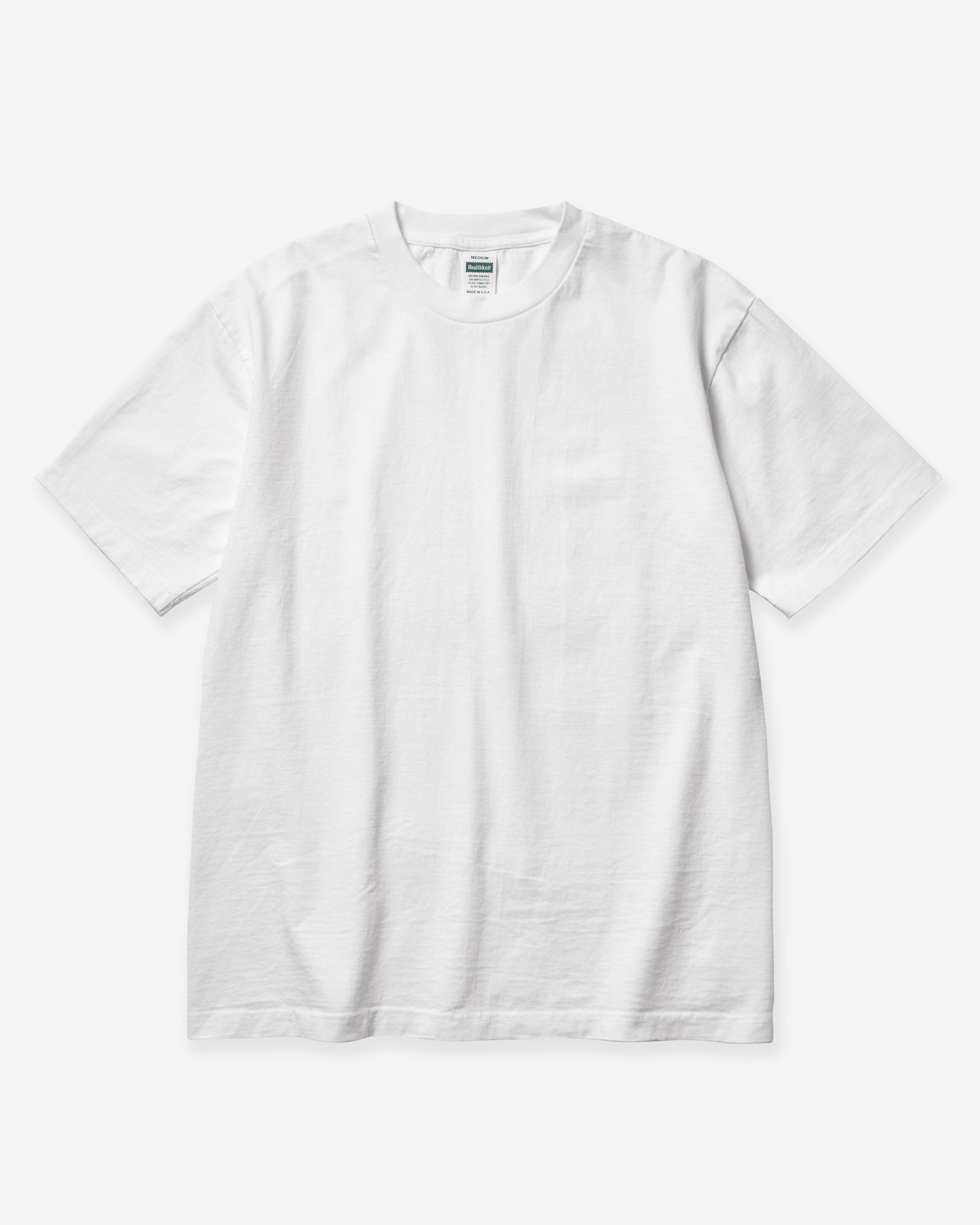 Made in USA Crew Neck S/S T-Shirt - White