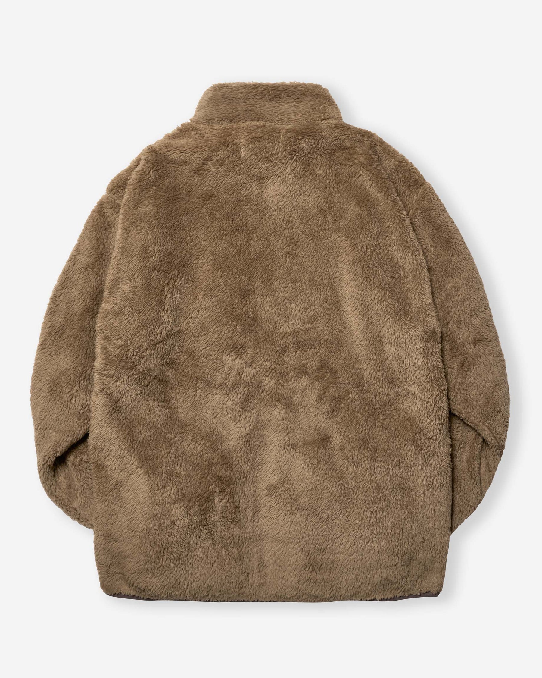 Sherpa Fleece Zip Jacket - Mocha