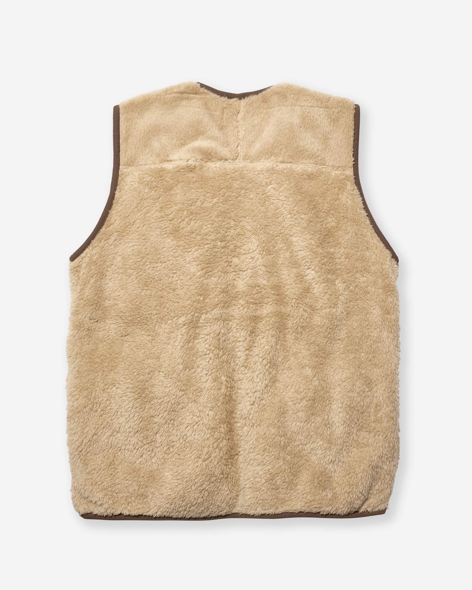 Sherpa Fleece Vest - Beige