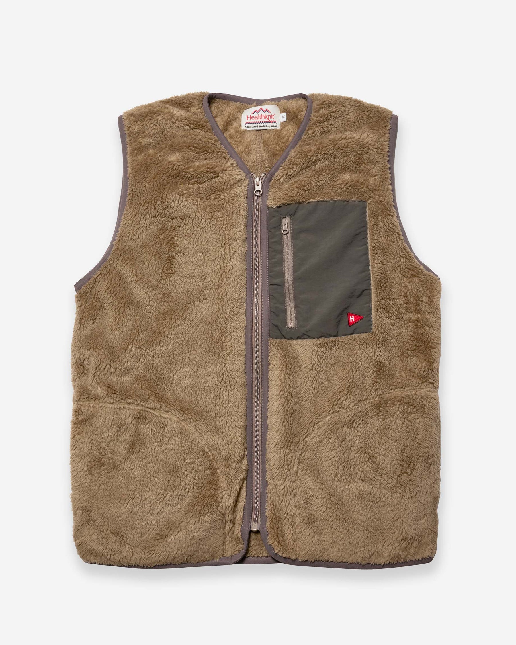 Sherpa Fleece Vest - Mocha