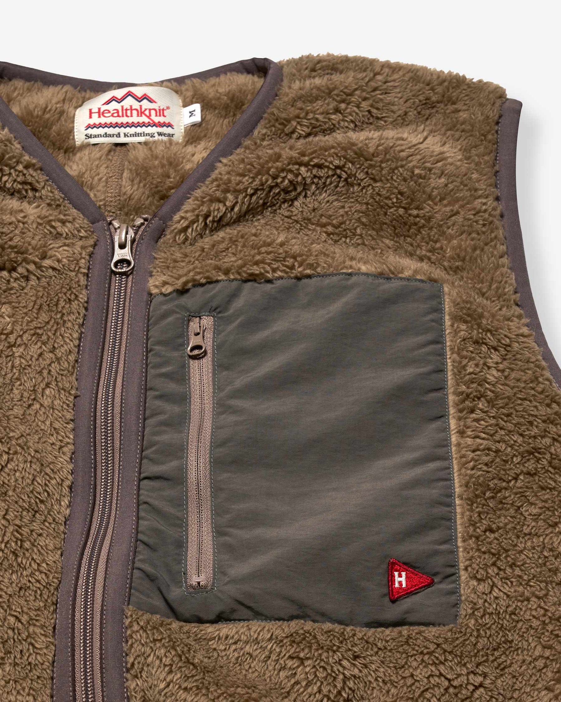 Sherpa Fleece Vest - Mocha