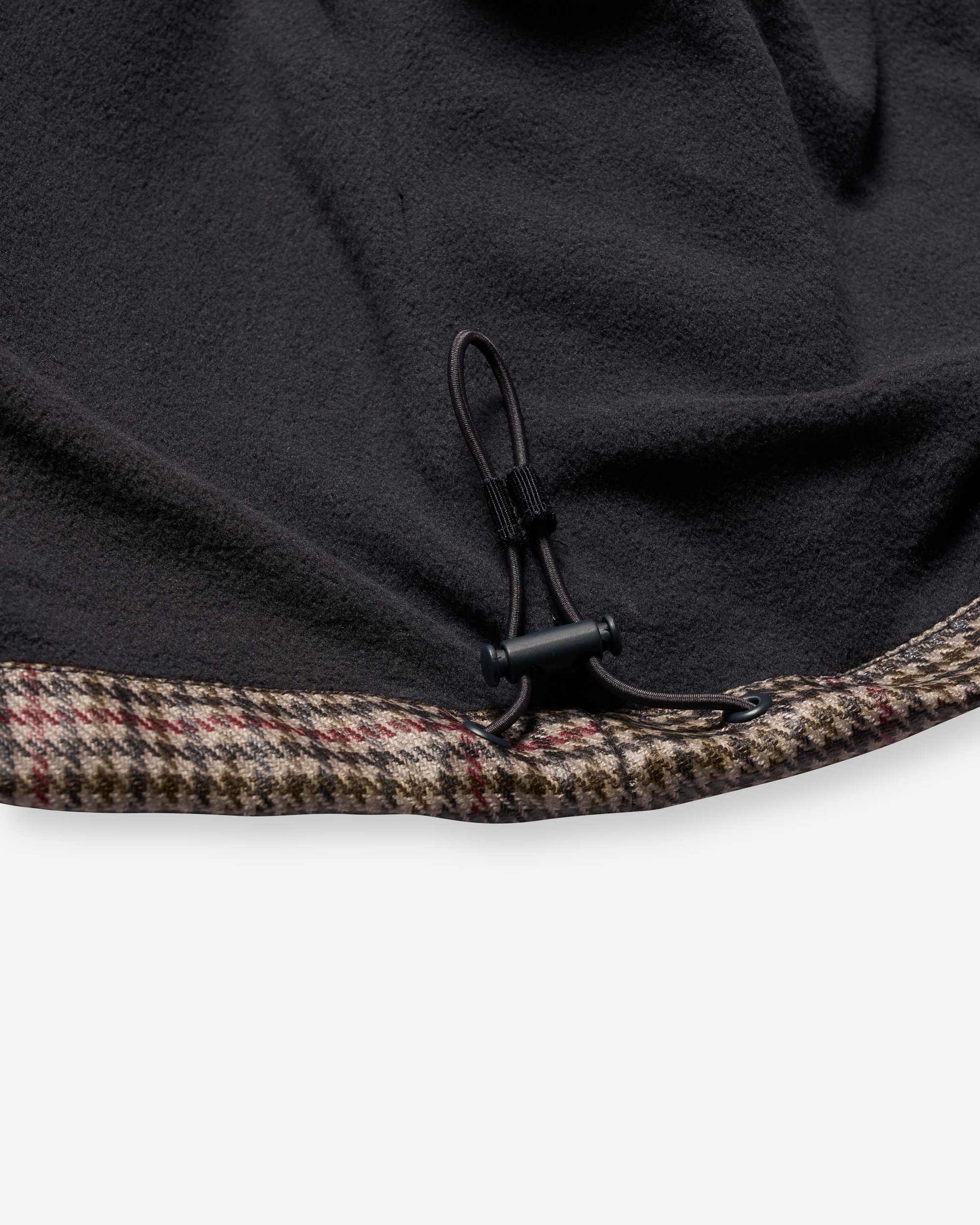 Reimagined Coated Houndstooth Check Jacket - Grey Check
