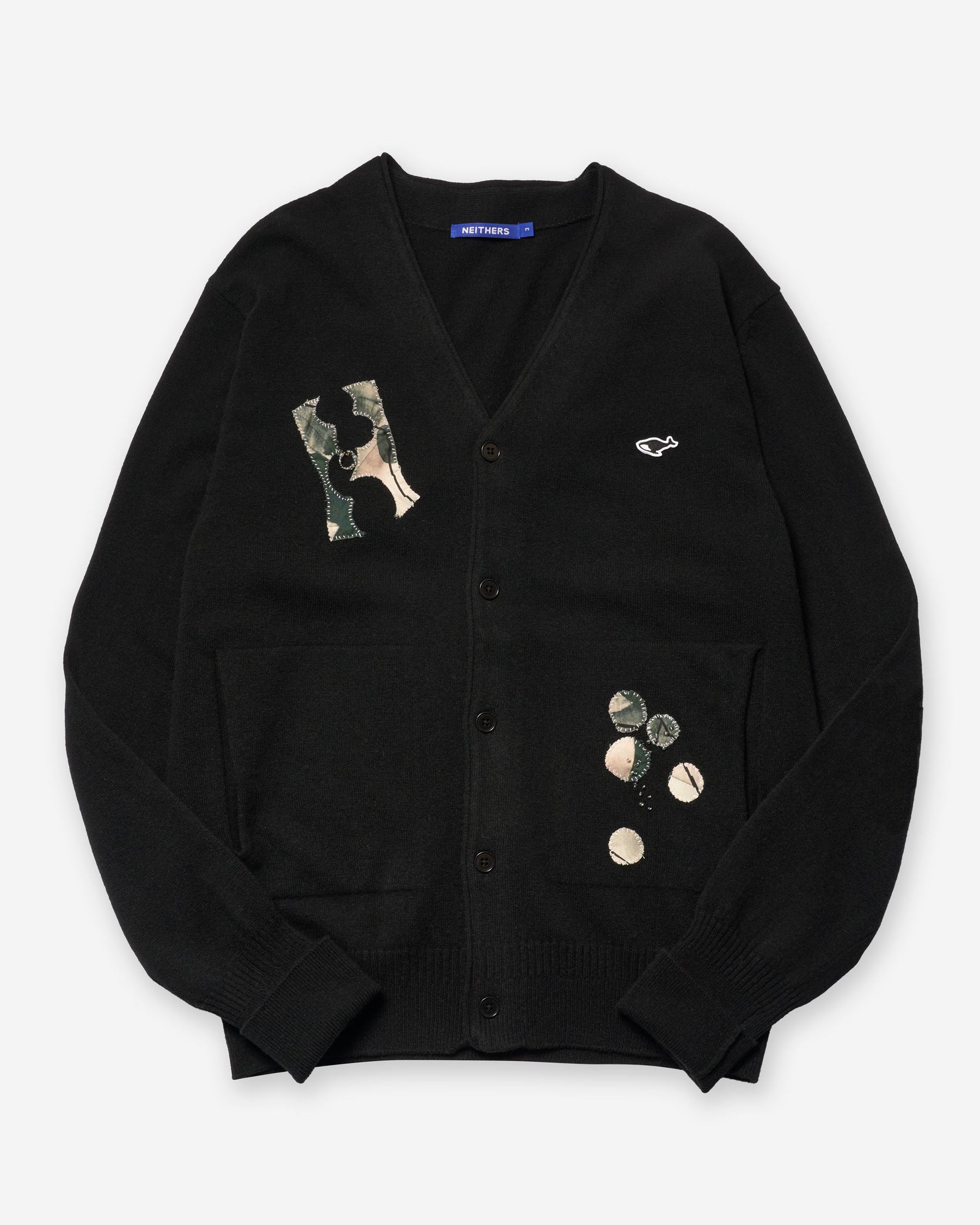 Reimagined Merino Wool Cardigan - Black