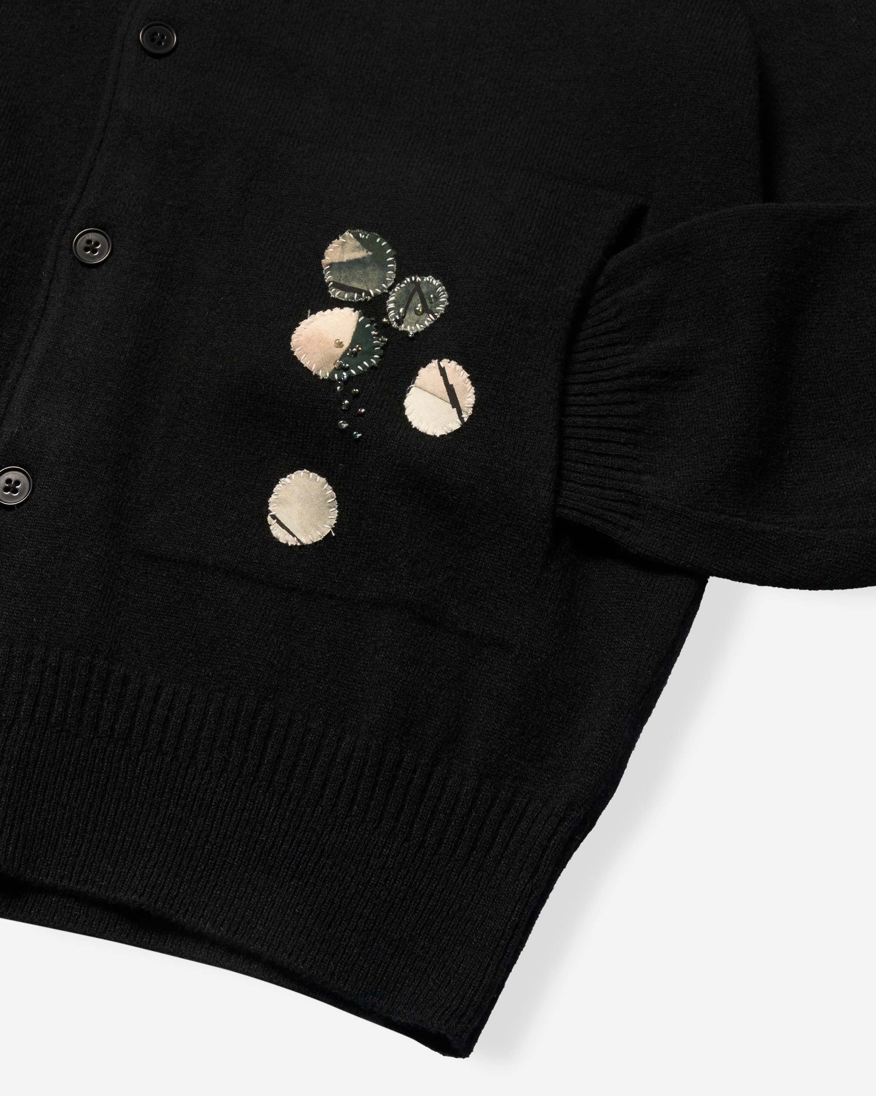 Reimagined Merino Wool Cardigan - Black