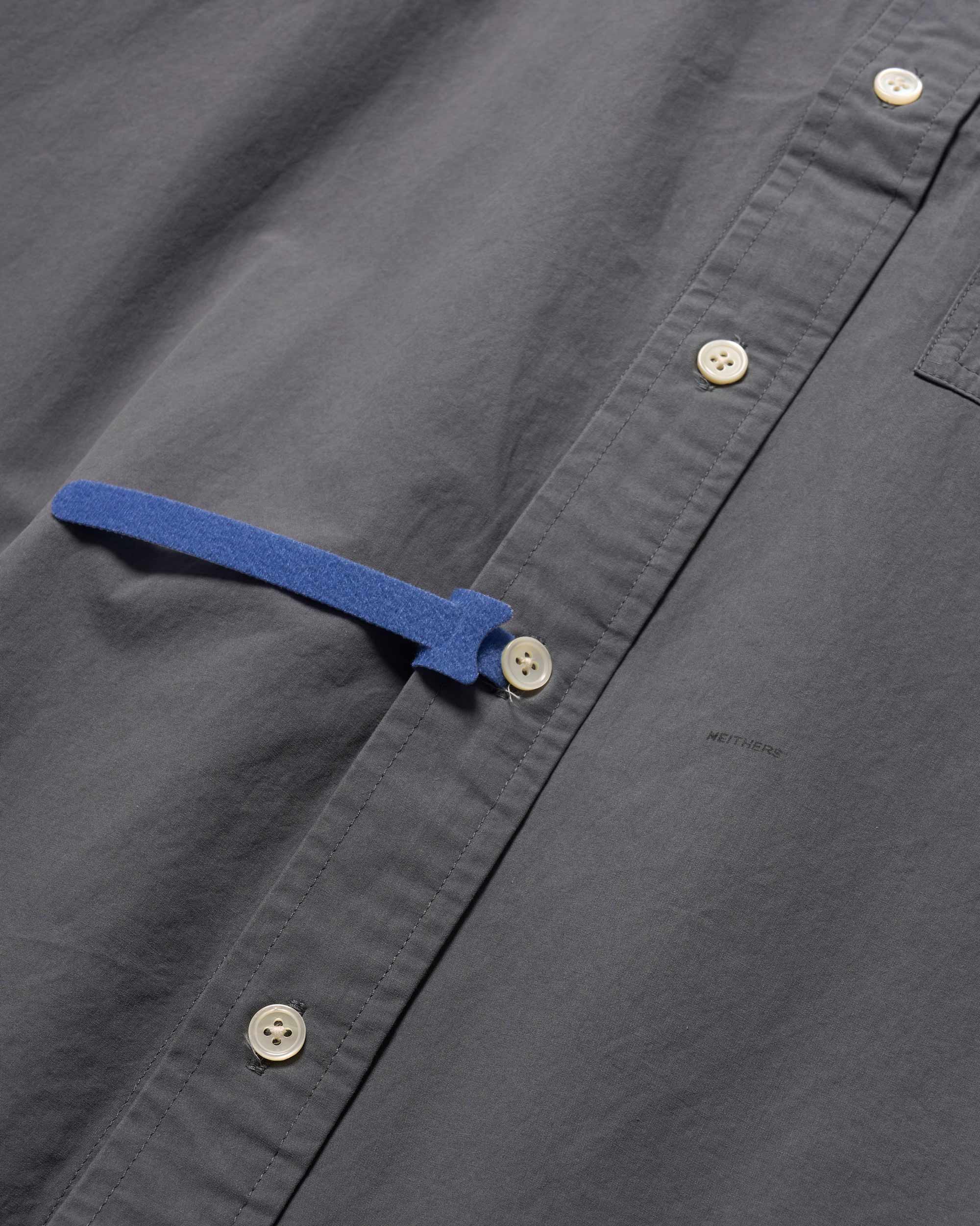 Reimagined Salary Man Signature L/S Shirt - Charcoal