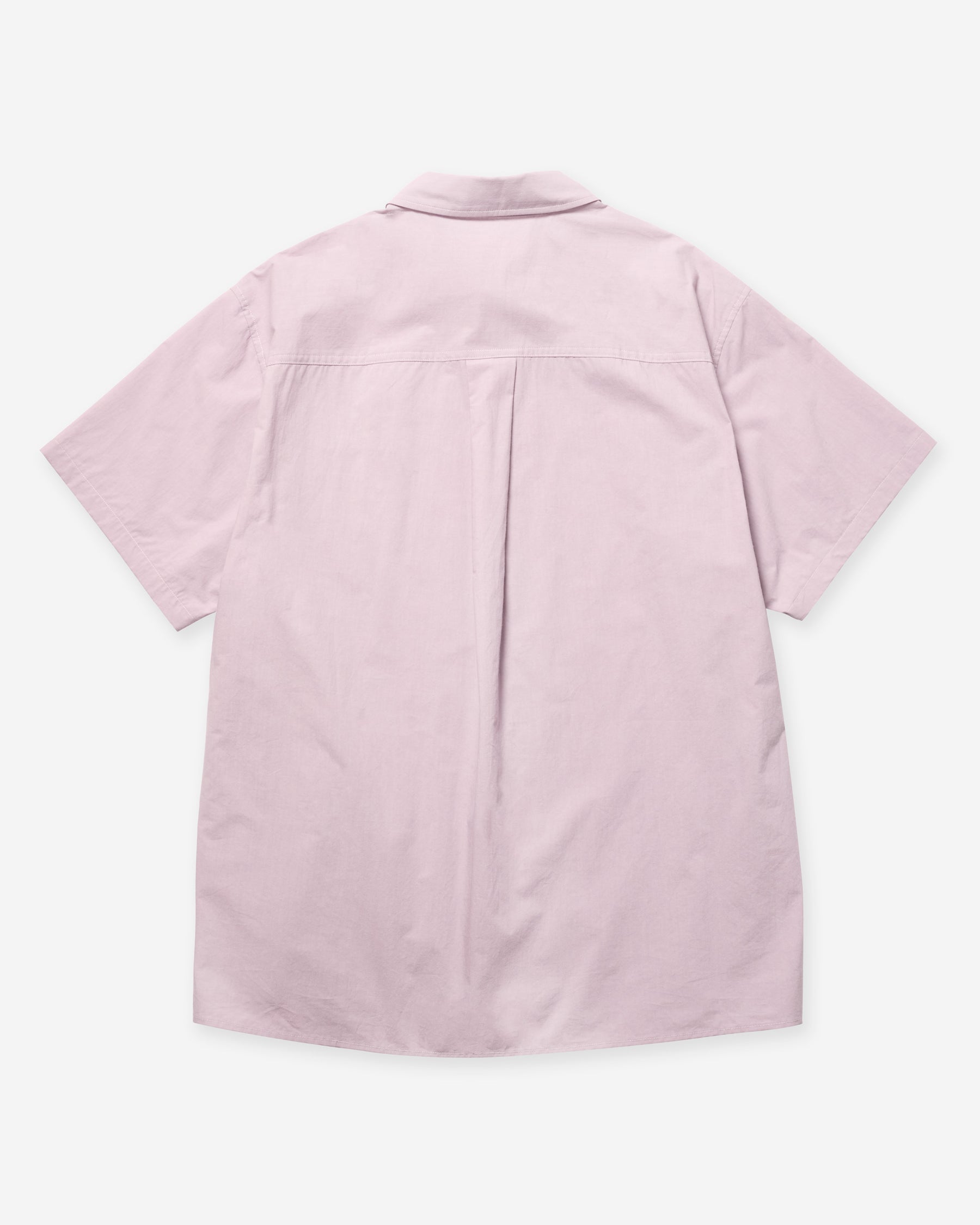 Cotton Silk Typewriter S/S Shirt  - Dusty Lilac