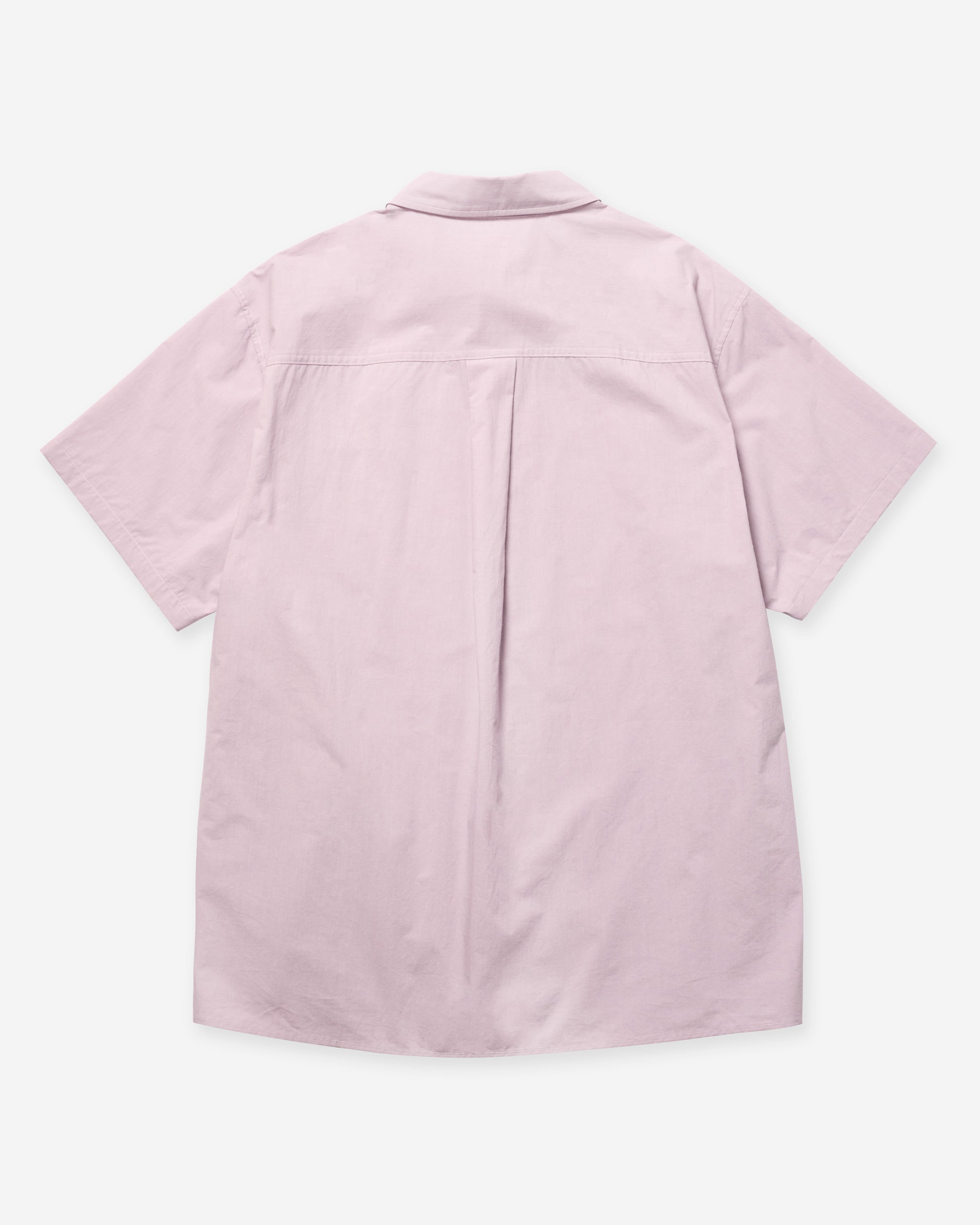 Cotton Silk Typewriter S/S Shirt  - Dusty Lilac