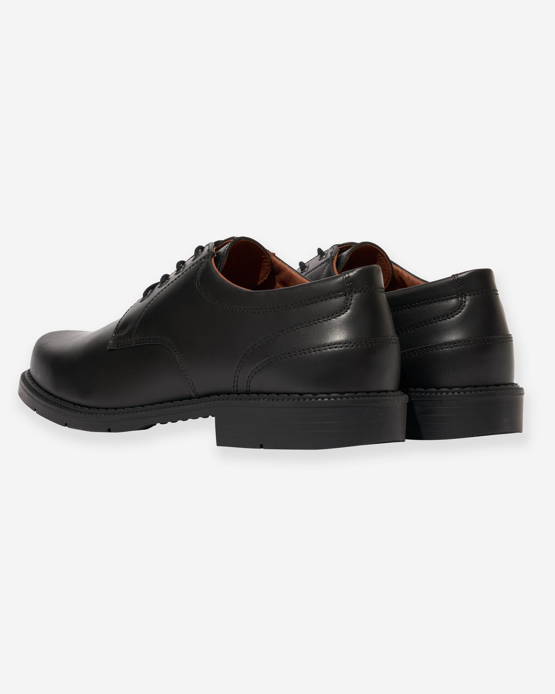 Austrian Military Officer Shoes - Black (600-S)