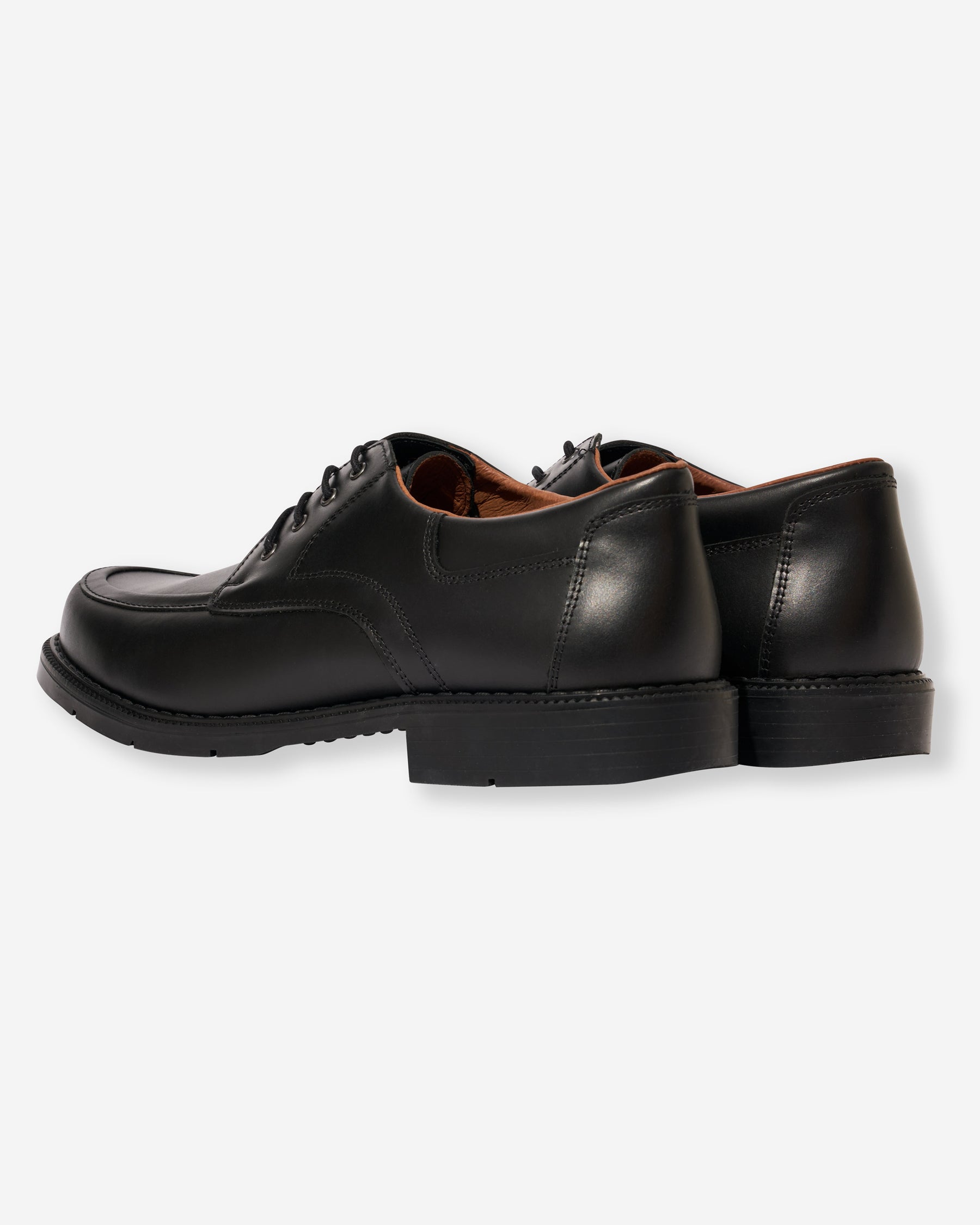 Italian Military Officer Shoes - Black (627-S)