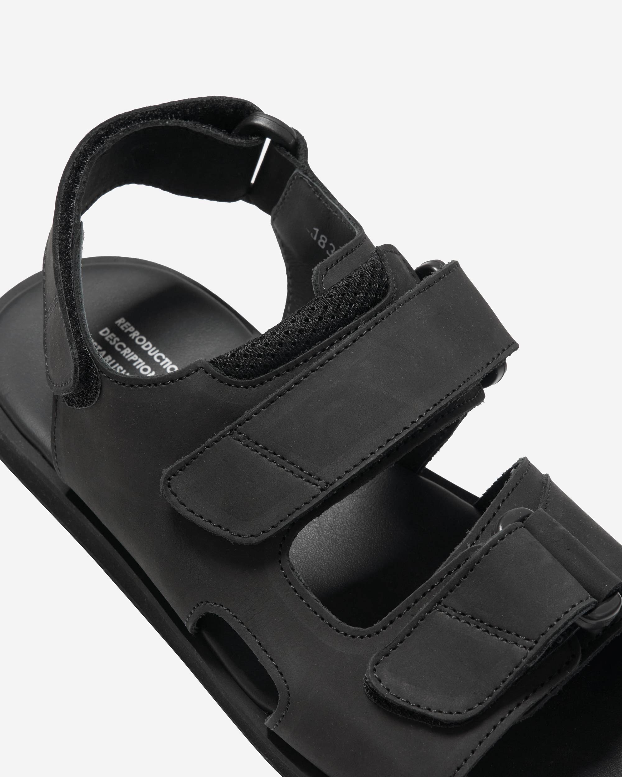 British Military Sandal - Black/ Nubuck (1837NL)