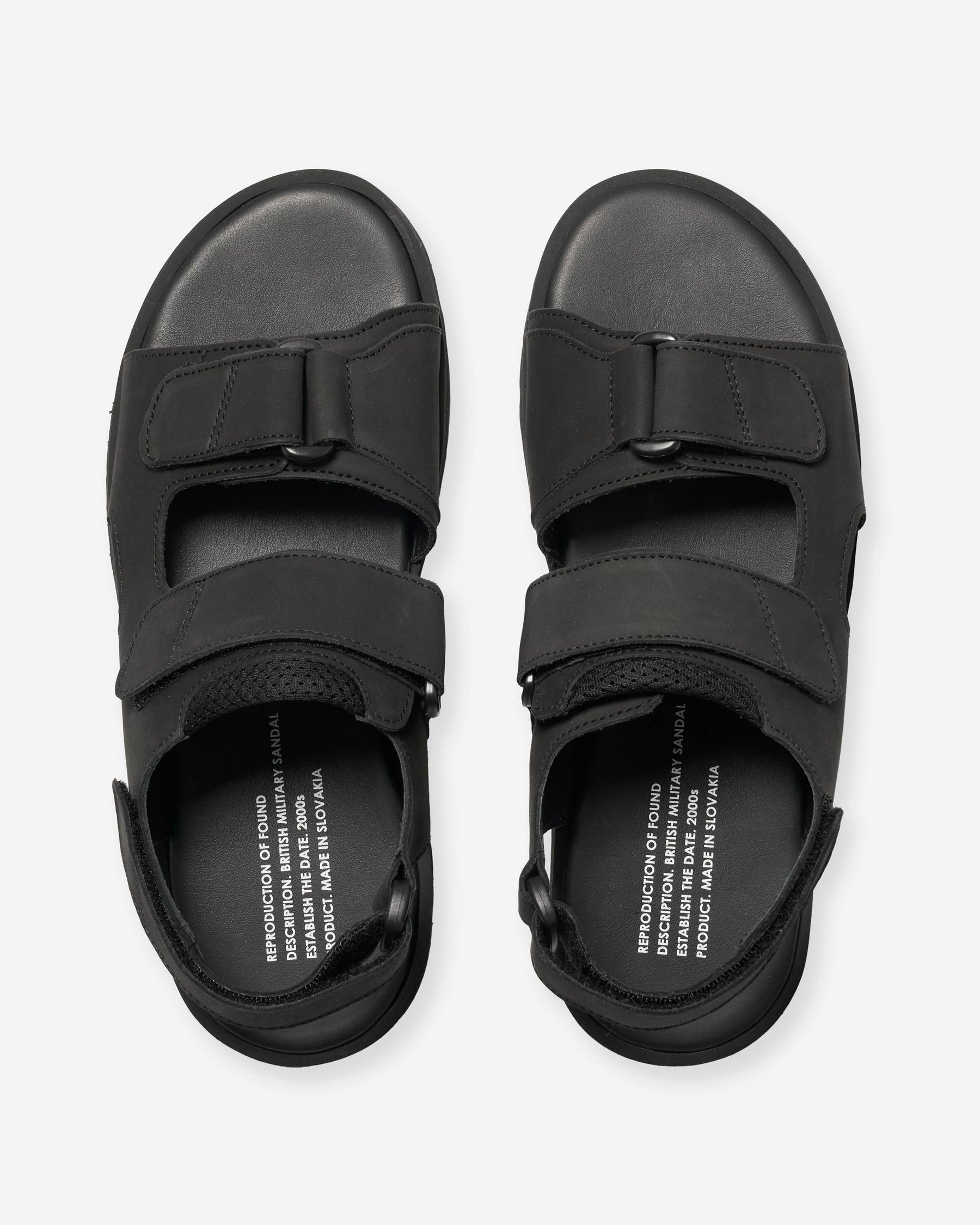 British Military Sandal - Black/ Nubuck (1837NL)