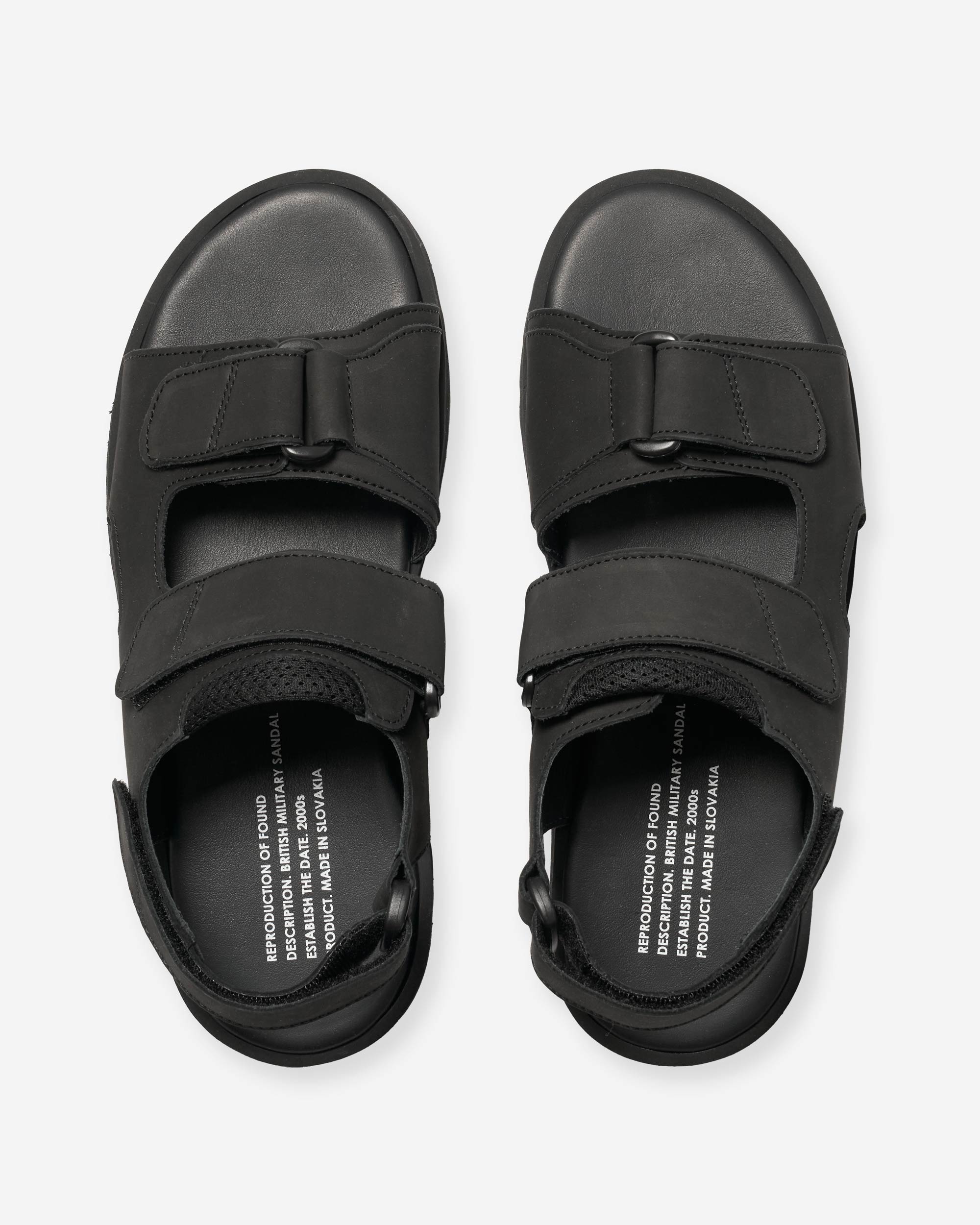 British Military Sandal - Black/ Nubuck (1837NL)
