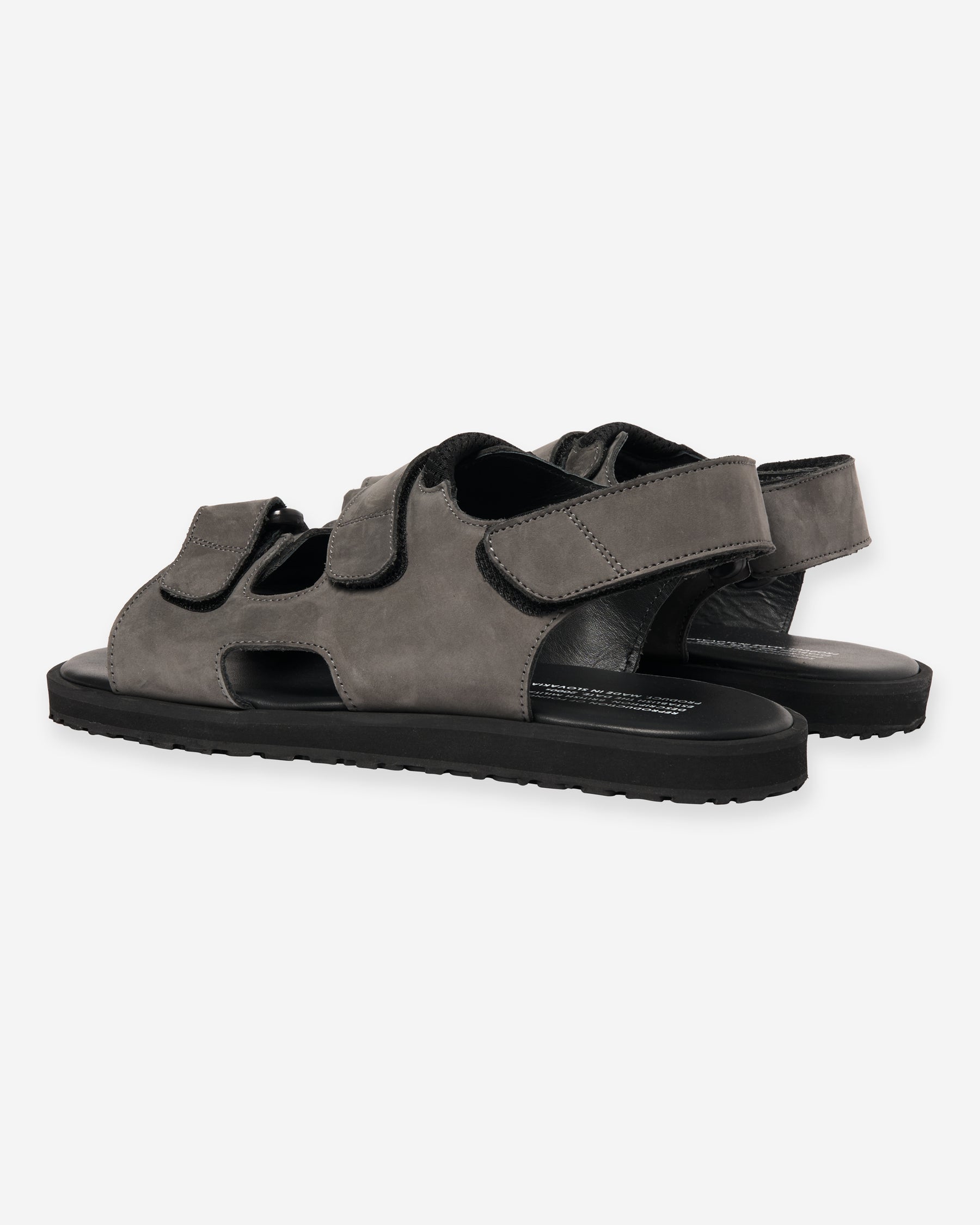 British Military Sandal - Dark Grey/ Nubuck (1837NL)