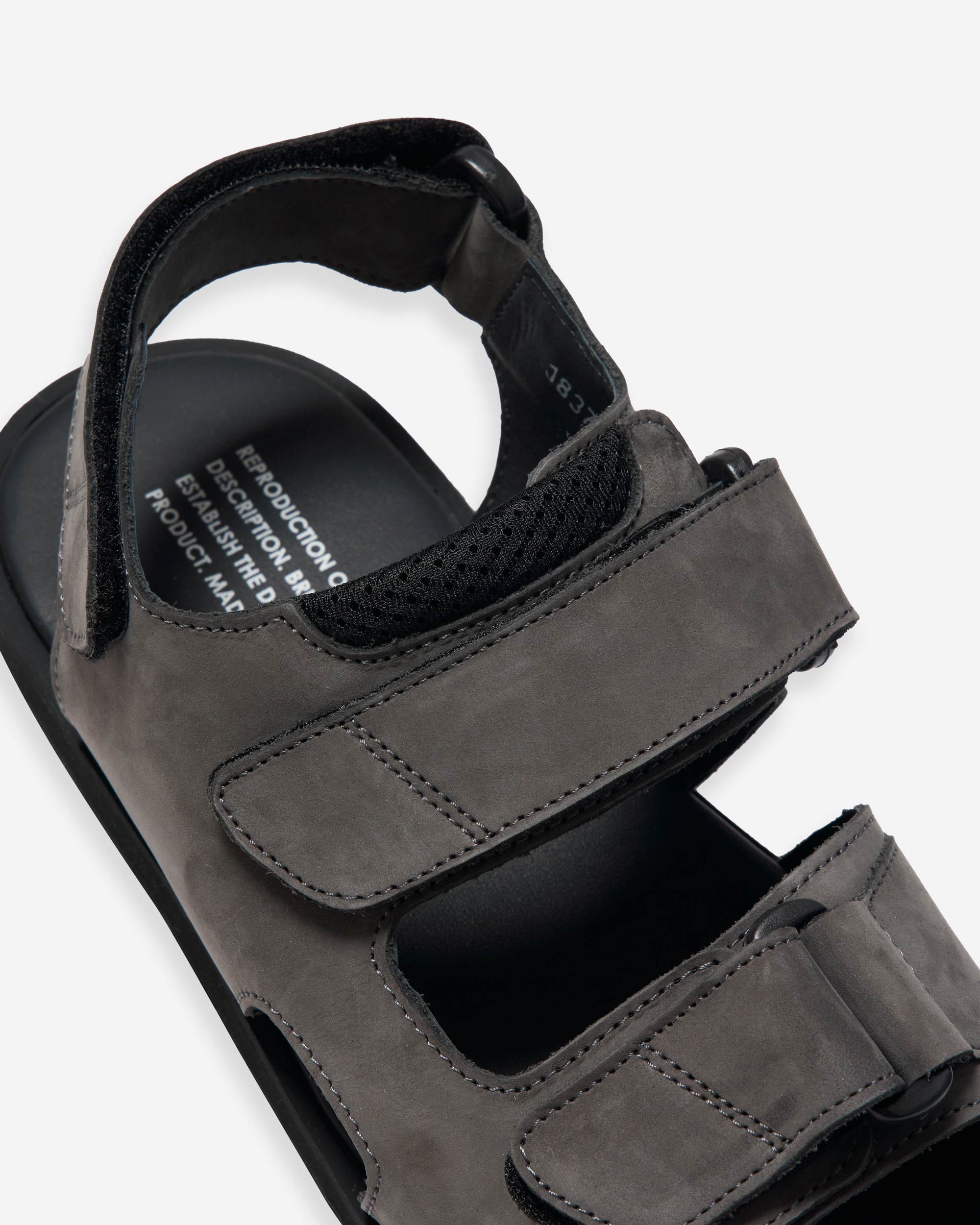 British Military Sandal - Dark Grey/ Nubuck (1837NL)