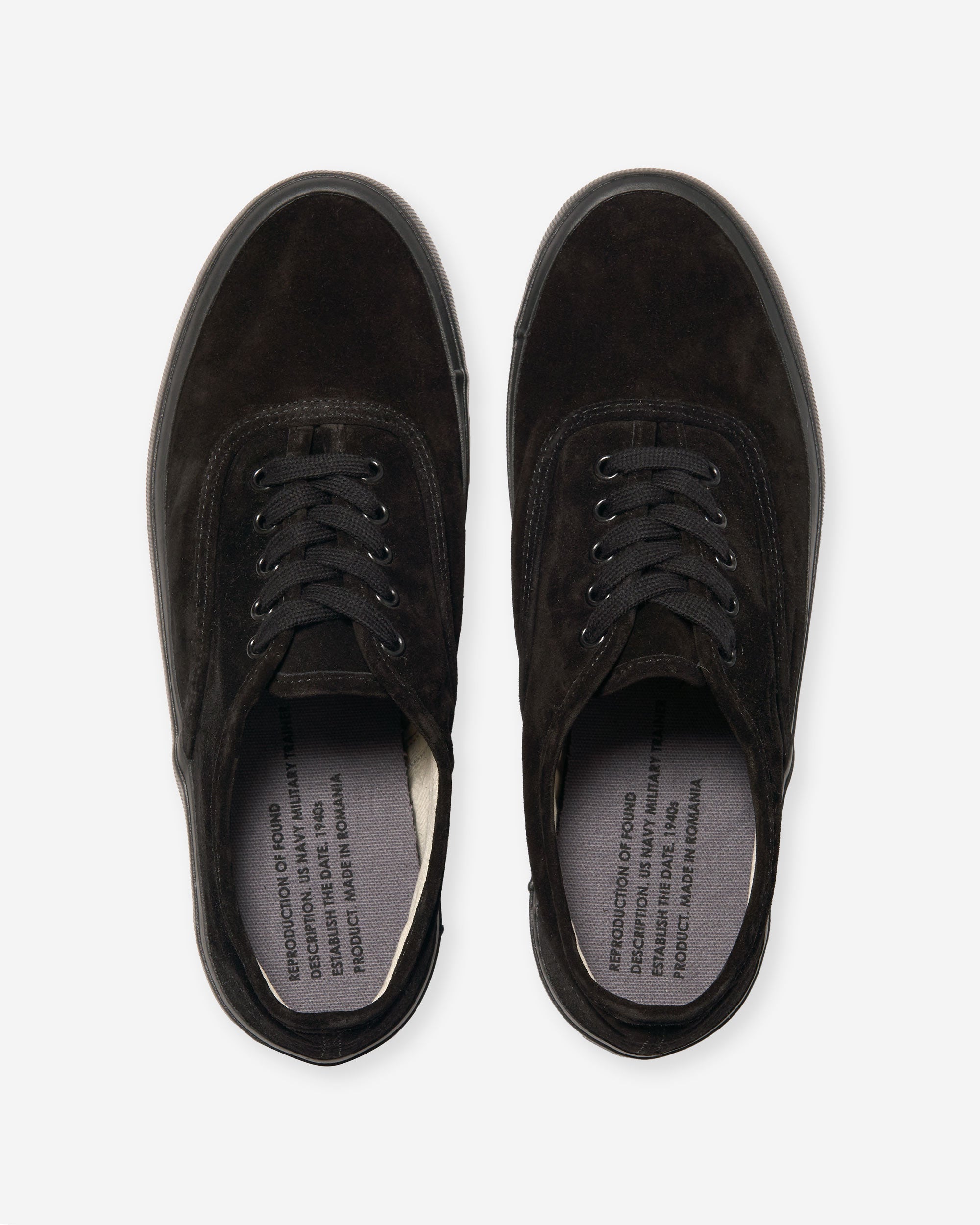 US Navy Military Trainer- Black Suede (5851S)