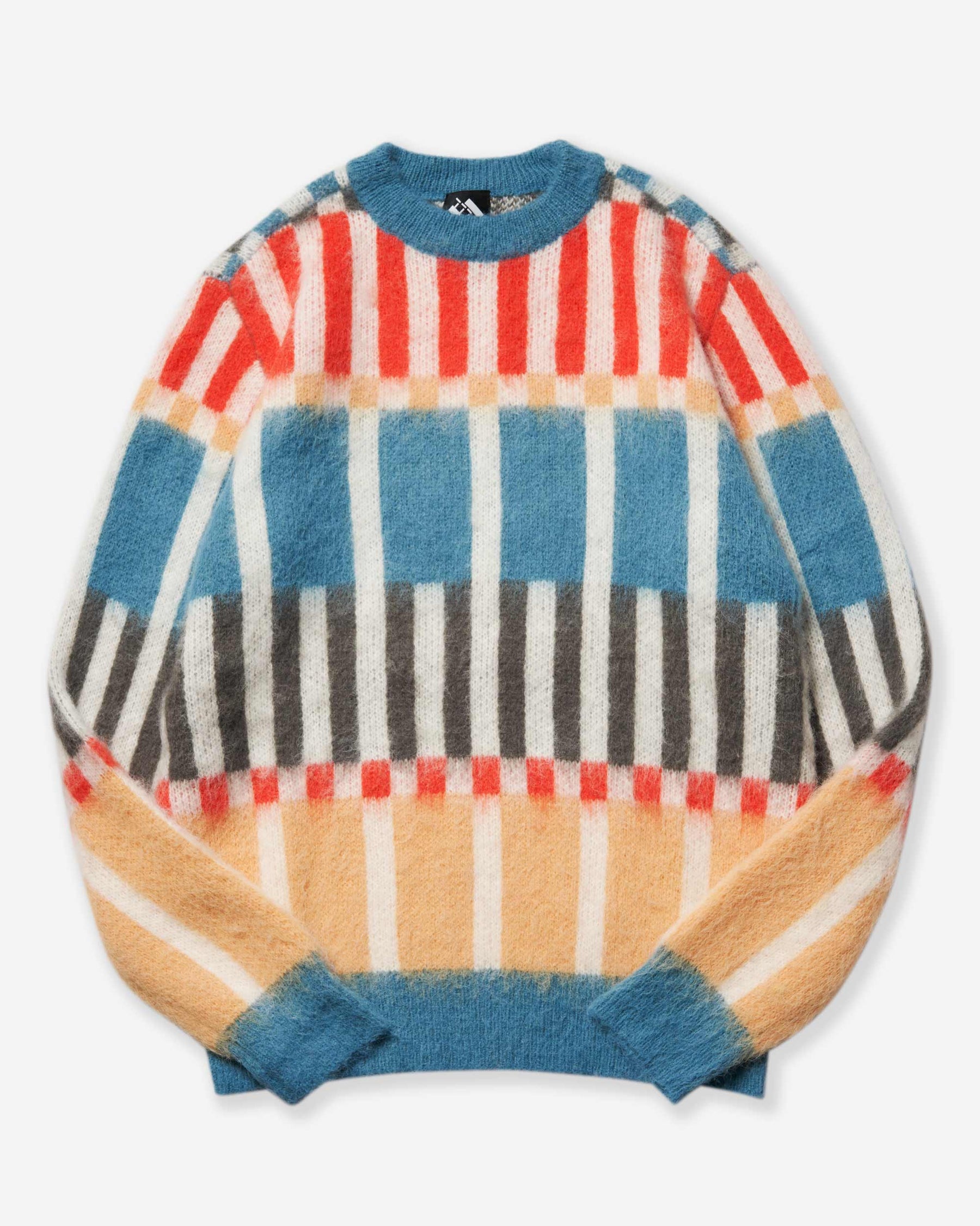 Grid Check Knitted Jumper - Multi