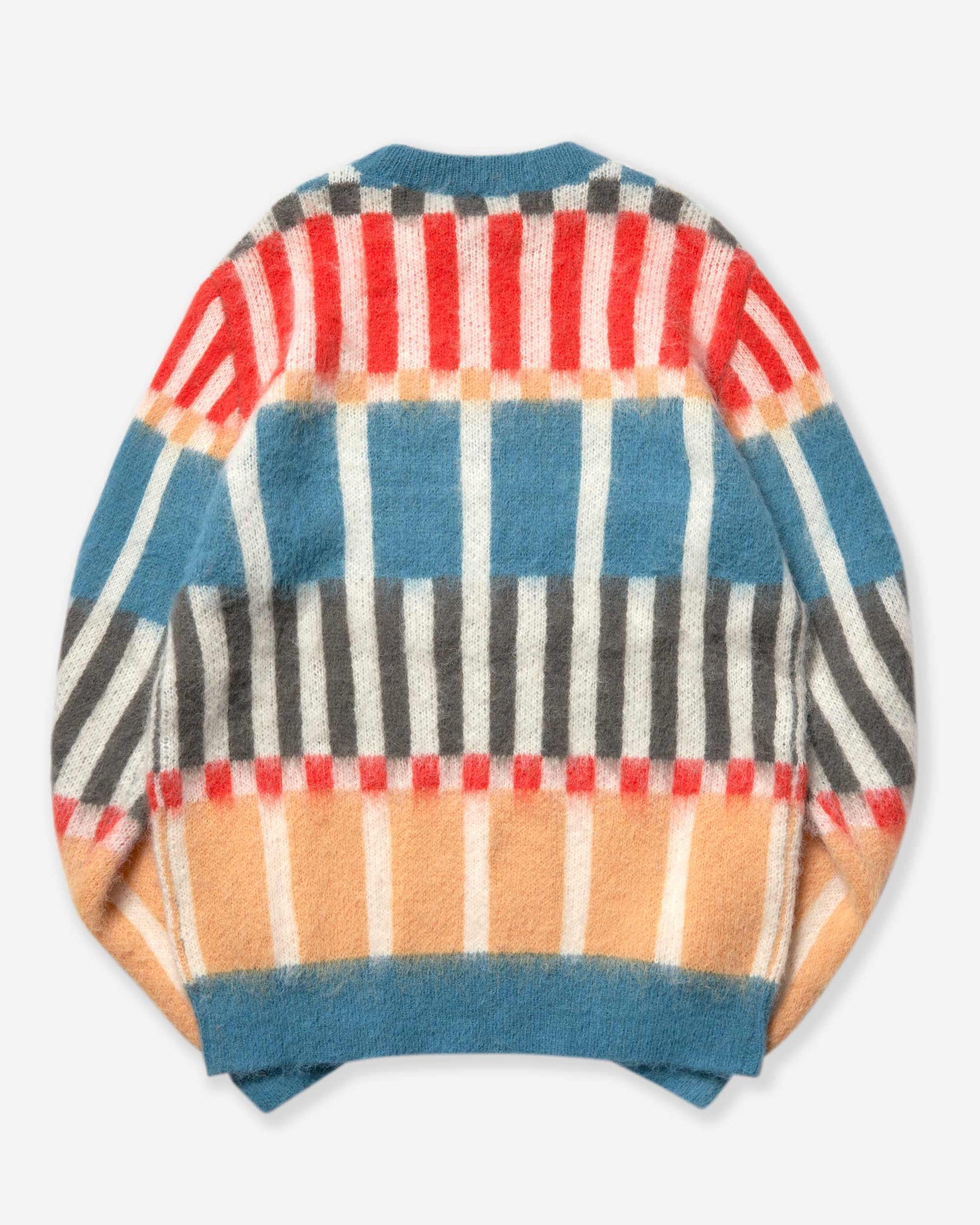 Grid Check Knitted Jumper - Multi