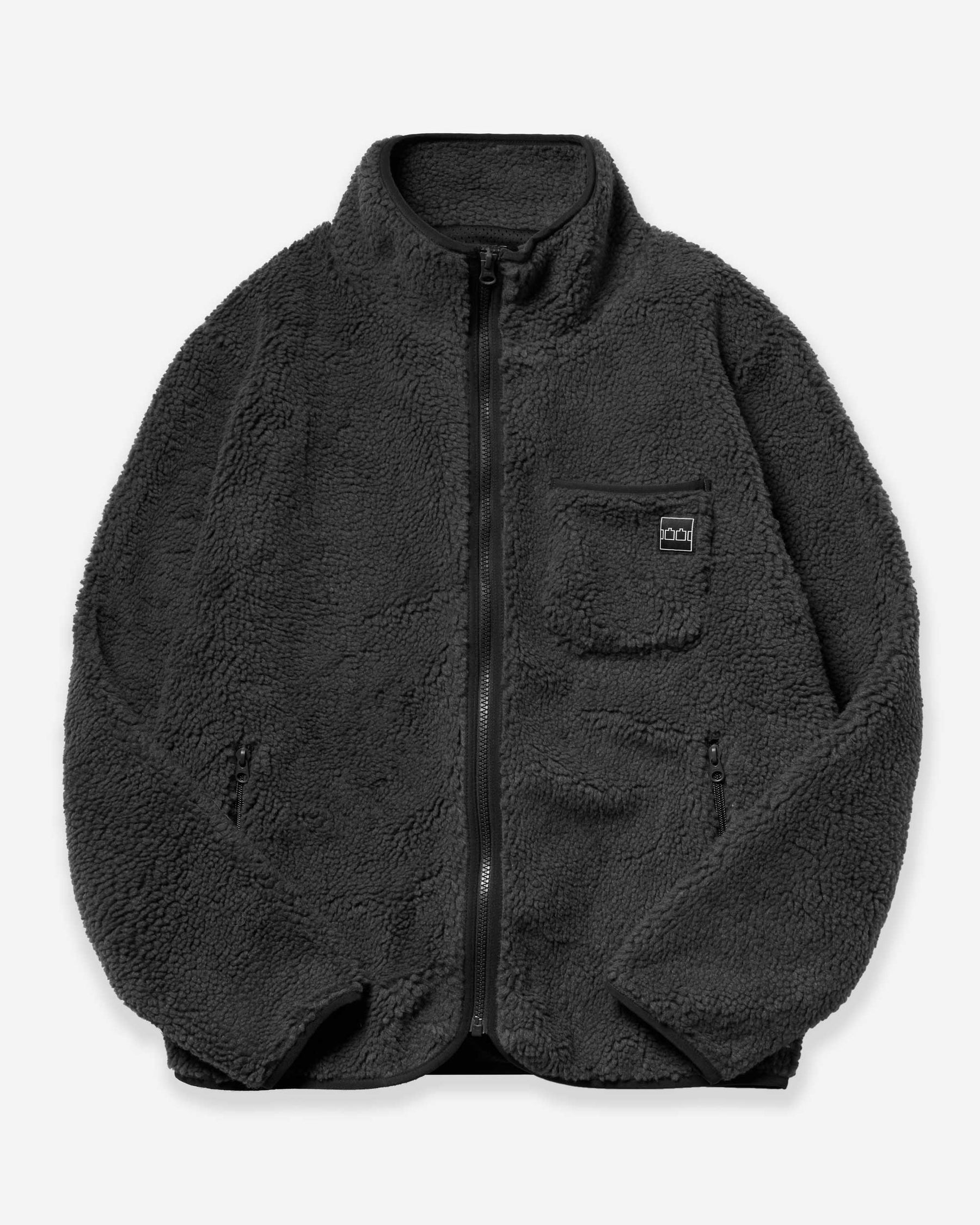 Zip Fleece - Charcoal/ Black