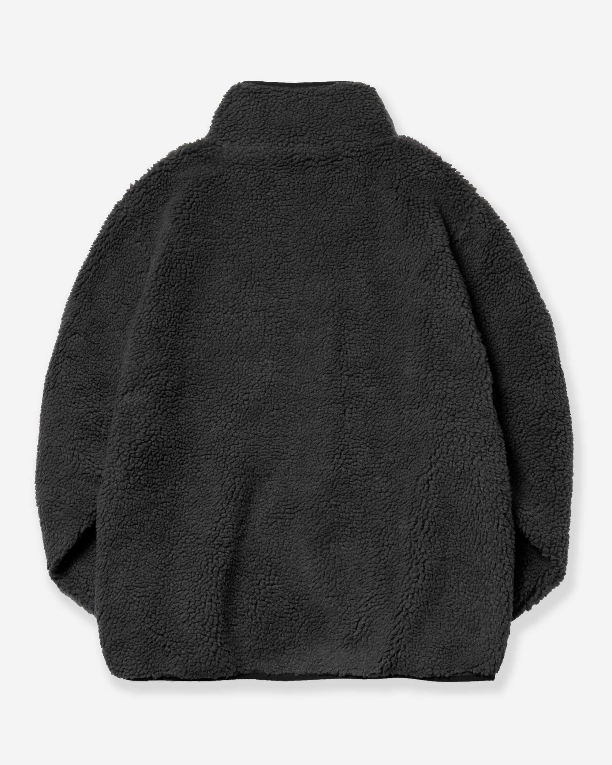 Zip Fleece - Charcoal/ Black