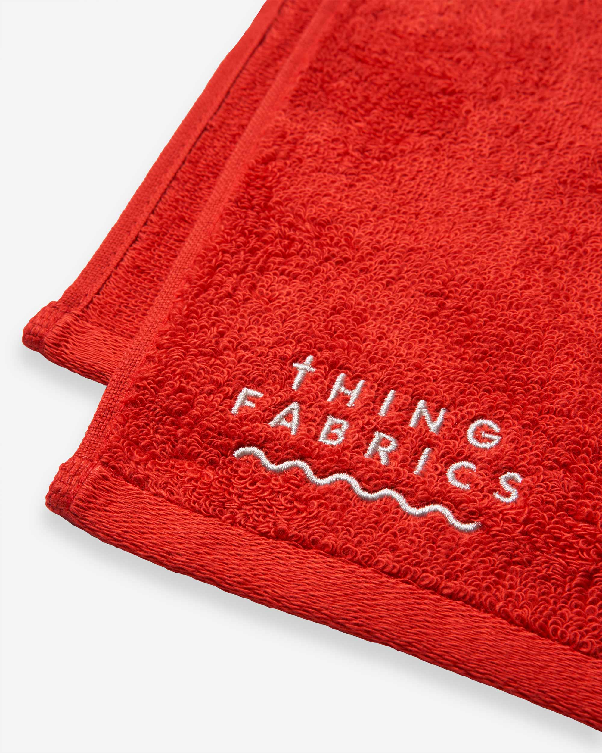 TIP TOP 365 Face Towel - Red