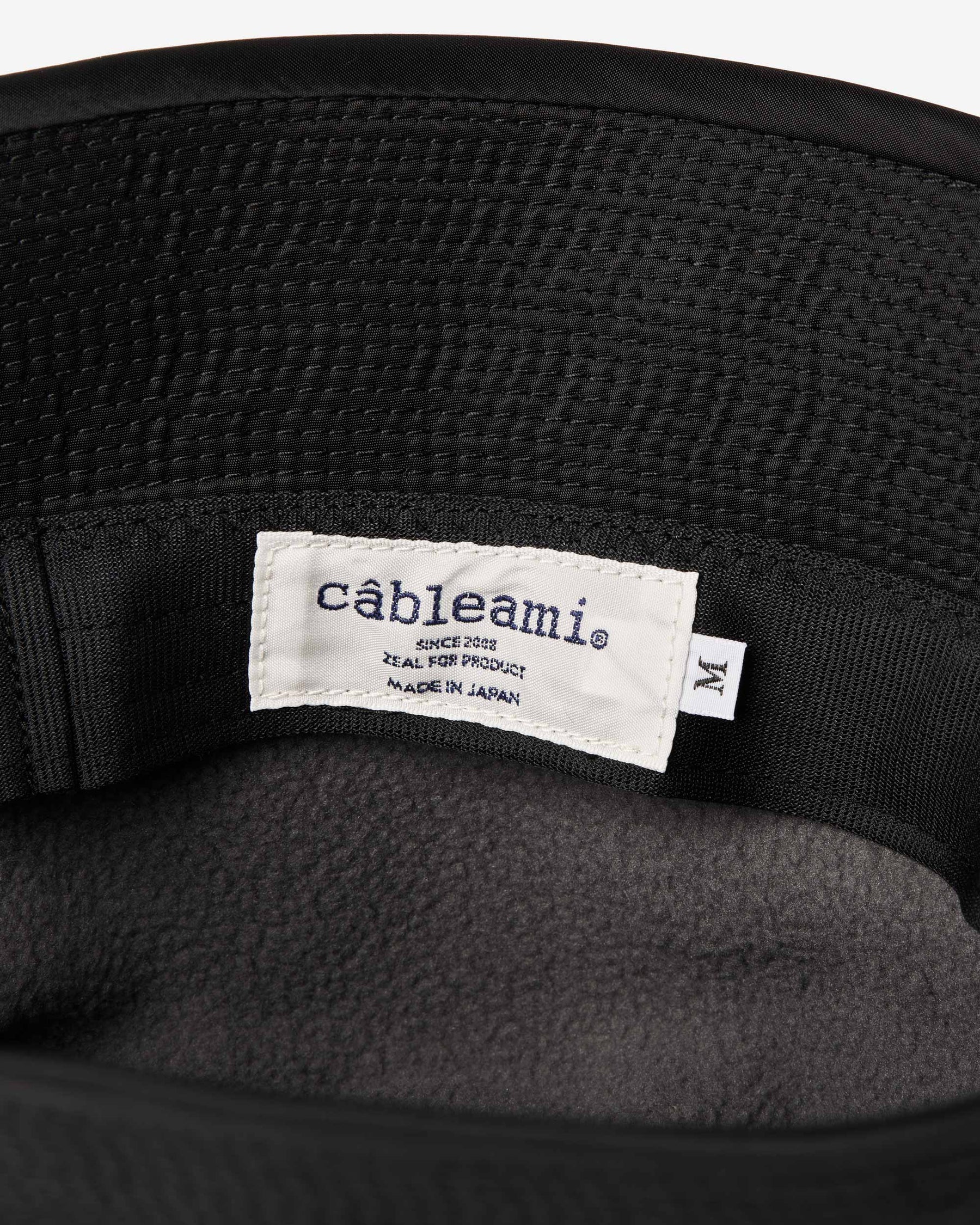 Military Nylon Twill Bucket Hat - Black