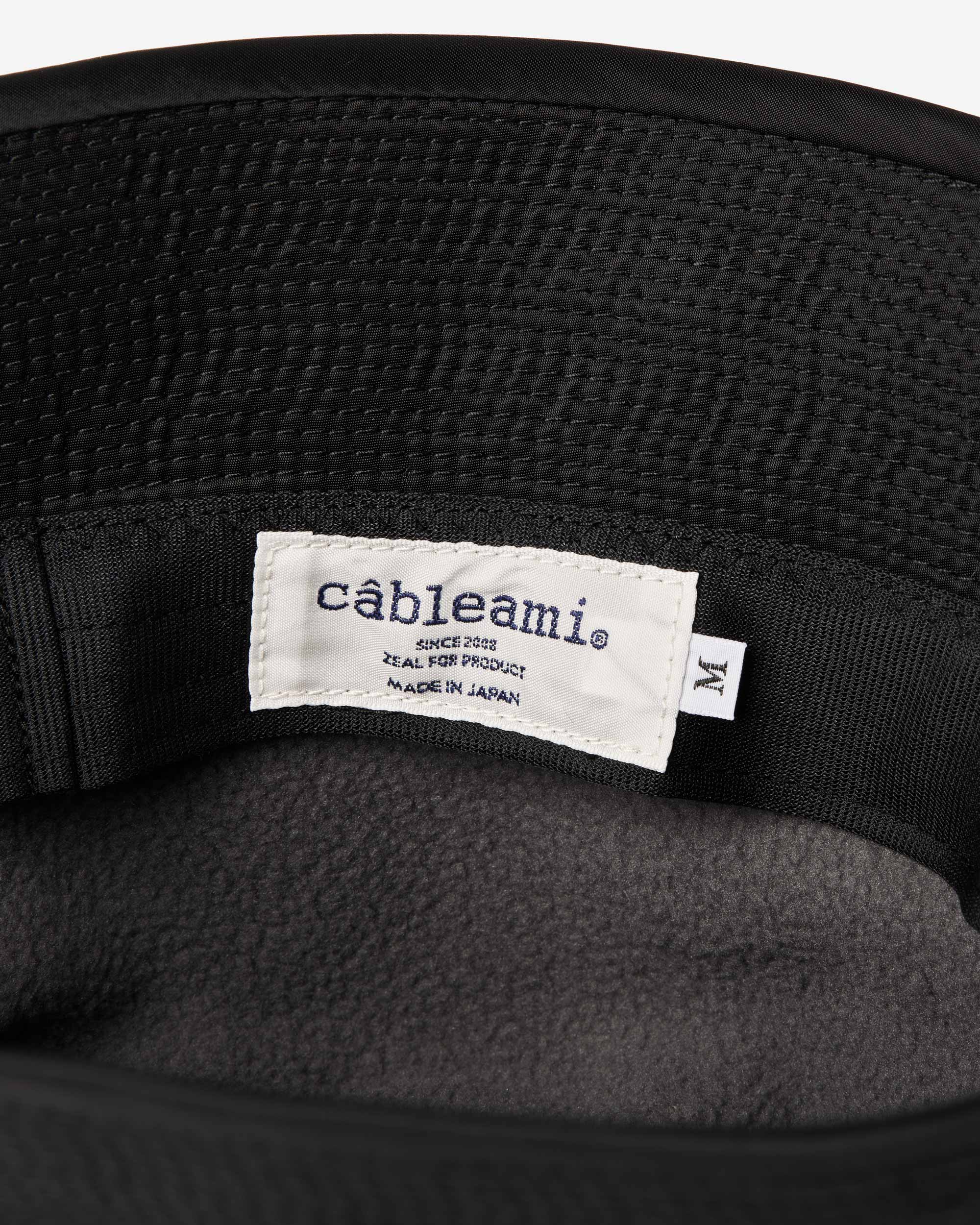 Military Nylon Twill Bucket Hat - Black