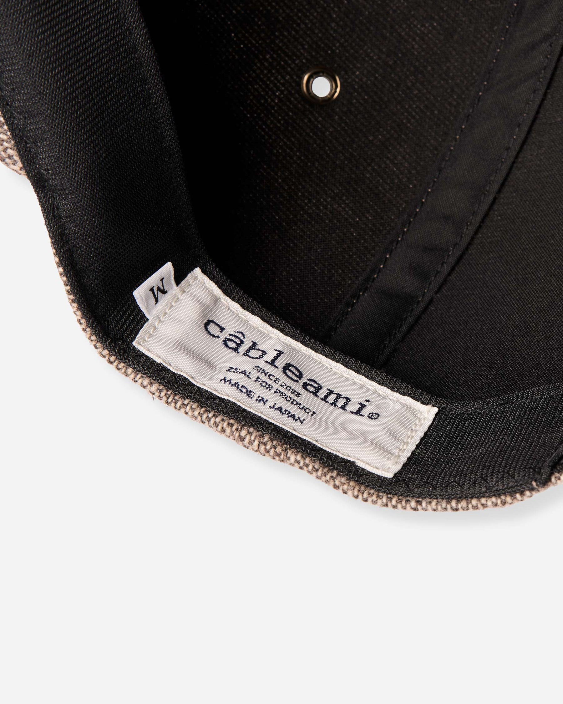 Recycled Tweed Cap - Brown