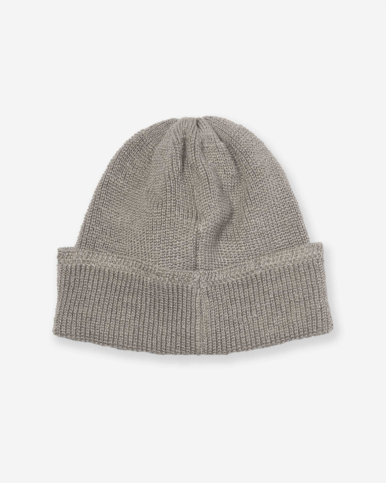 Linen Waffle Watch Cap - Grey