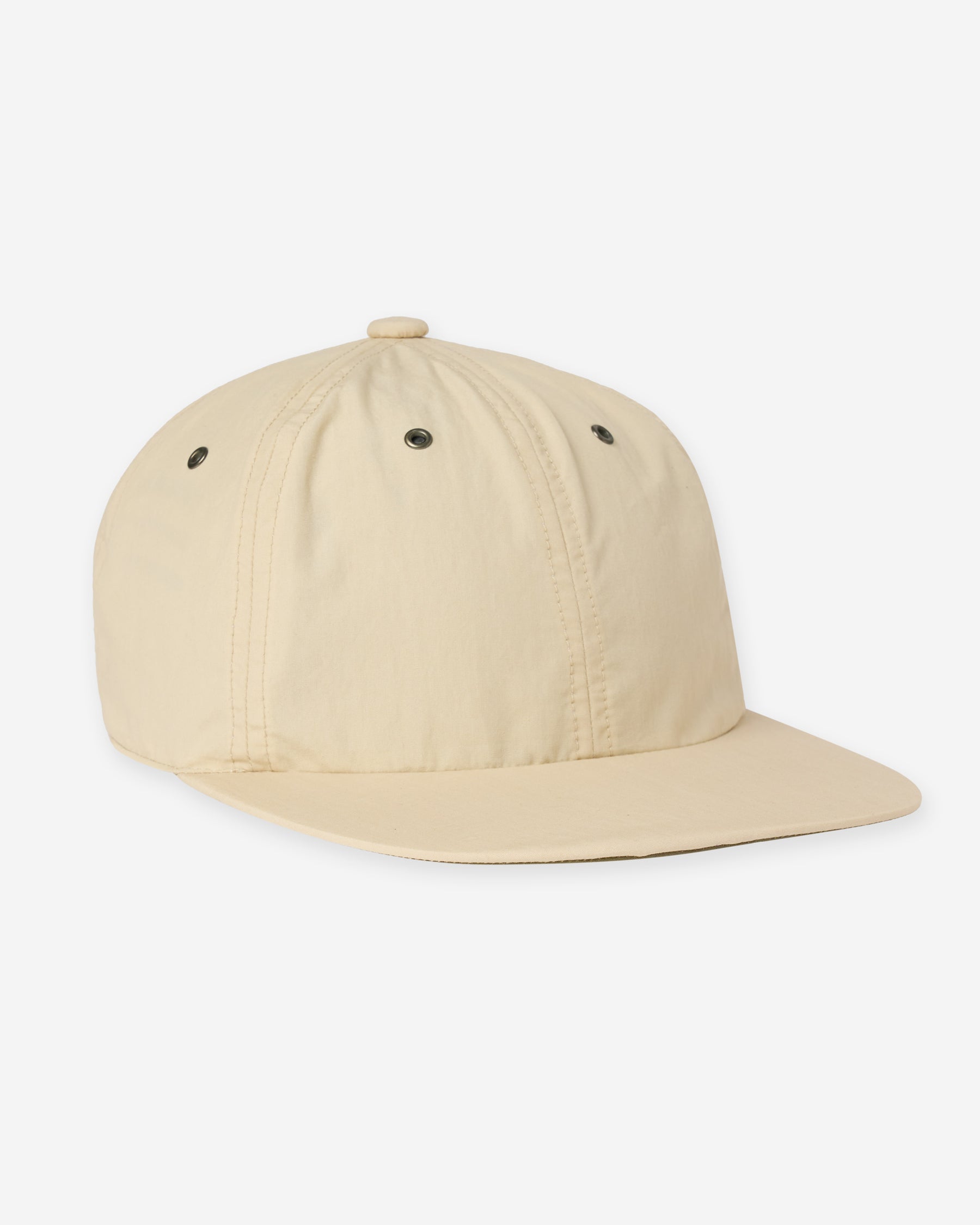 Cotton/ Nylon B.B. Cap - Ivory/ Olive