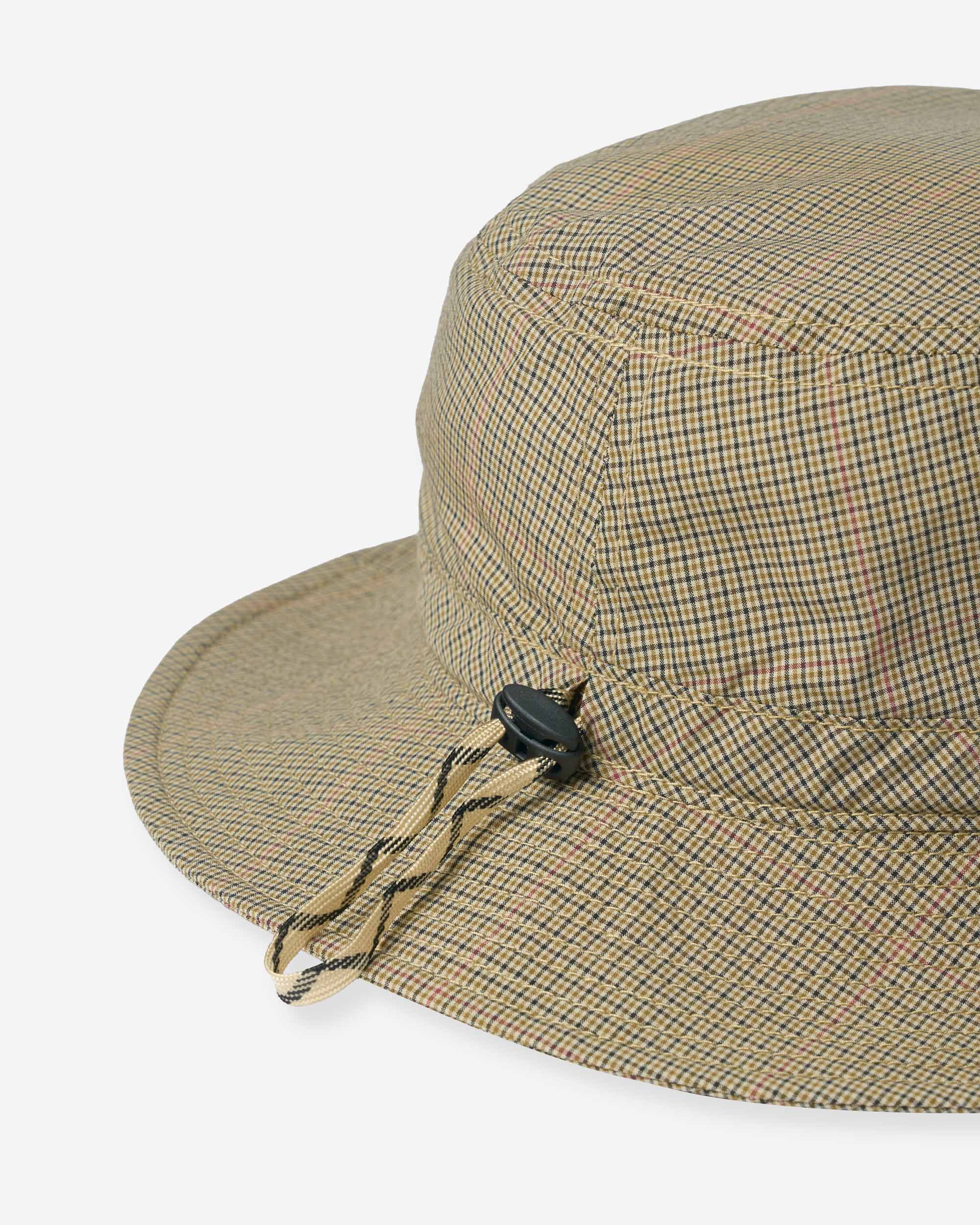 Organic Cotton Cordura Hat - Beige Check