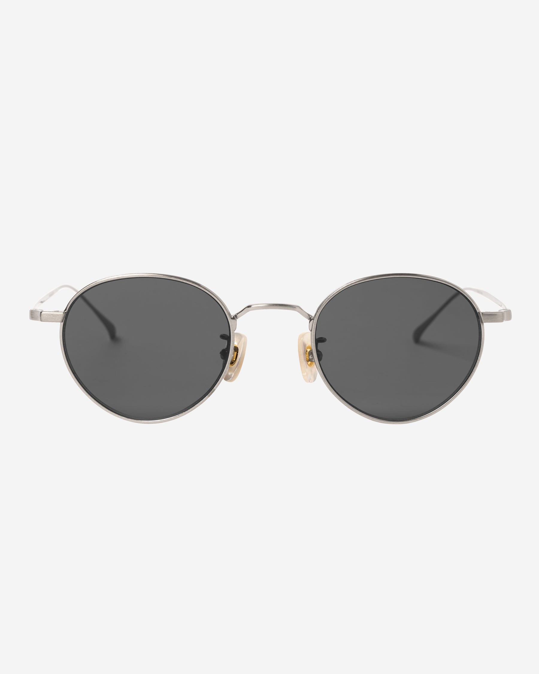 Gunton Sunglasses - Silver (Dark Grey)