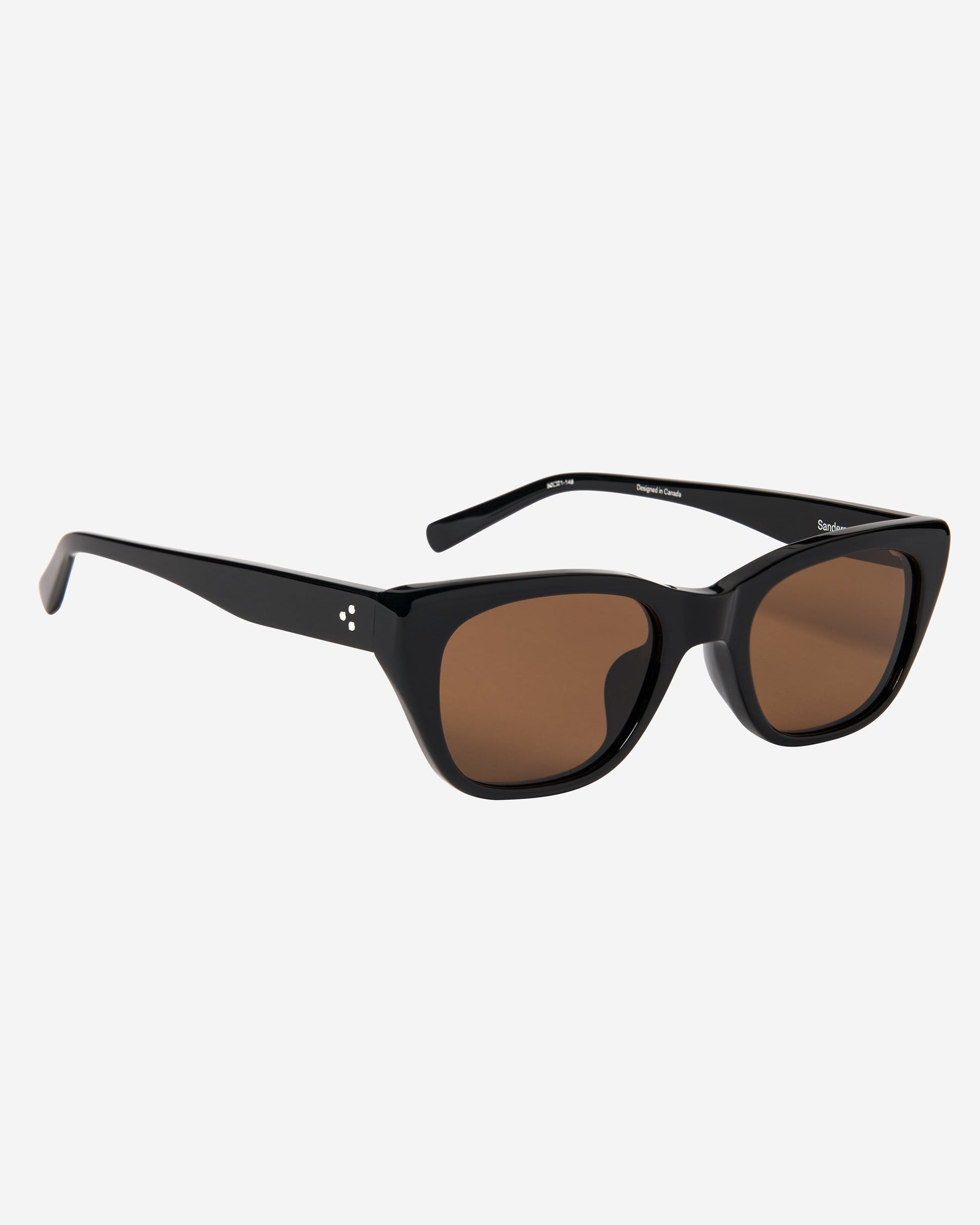 Sanders Sunglasses - Black (Dark Brown)