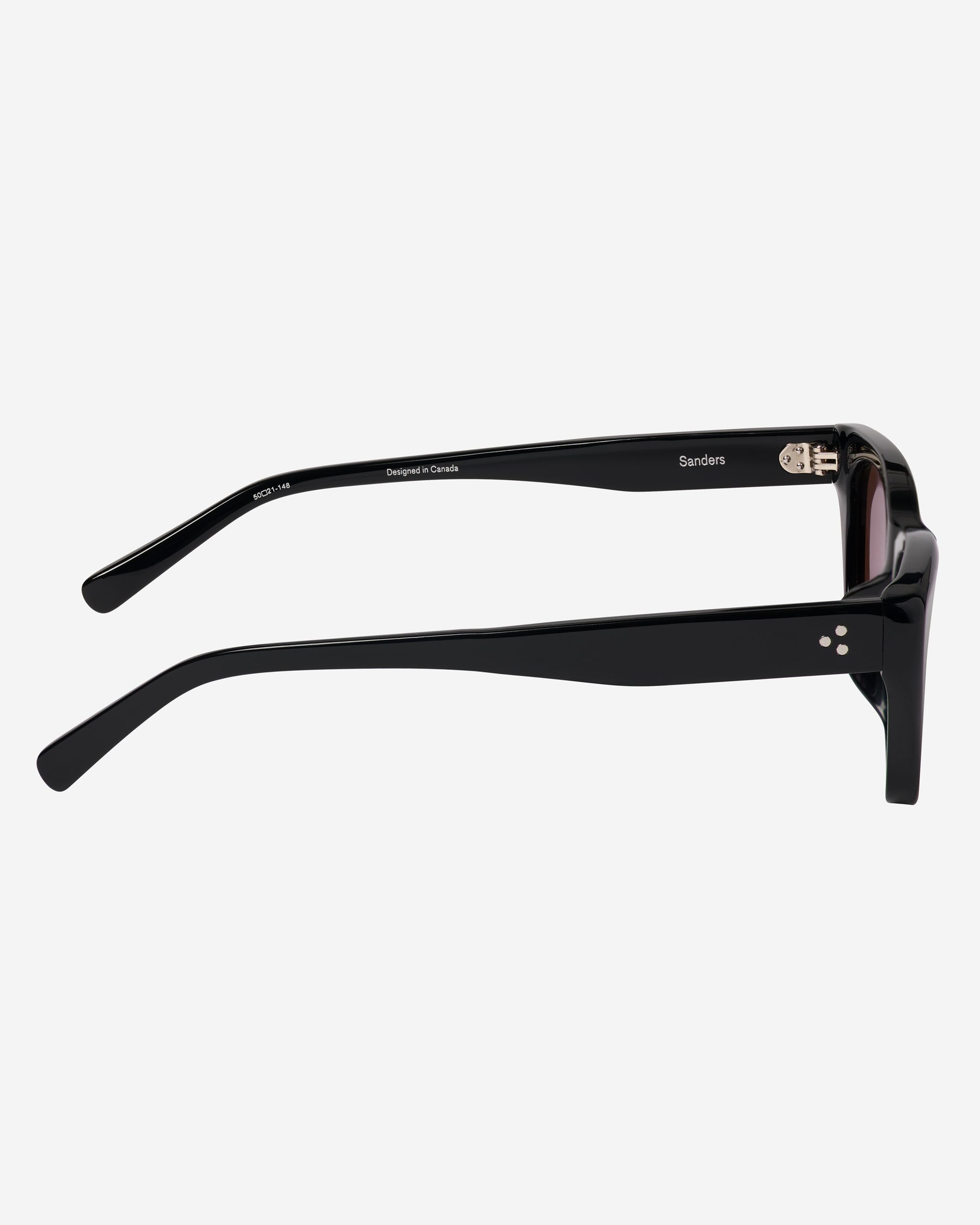Sanders Sunglasses - Black (Dark Brown)