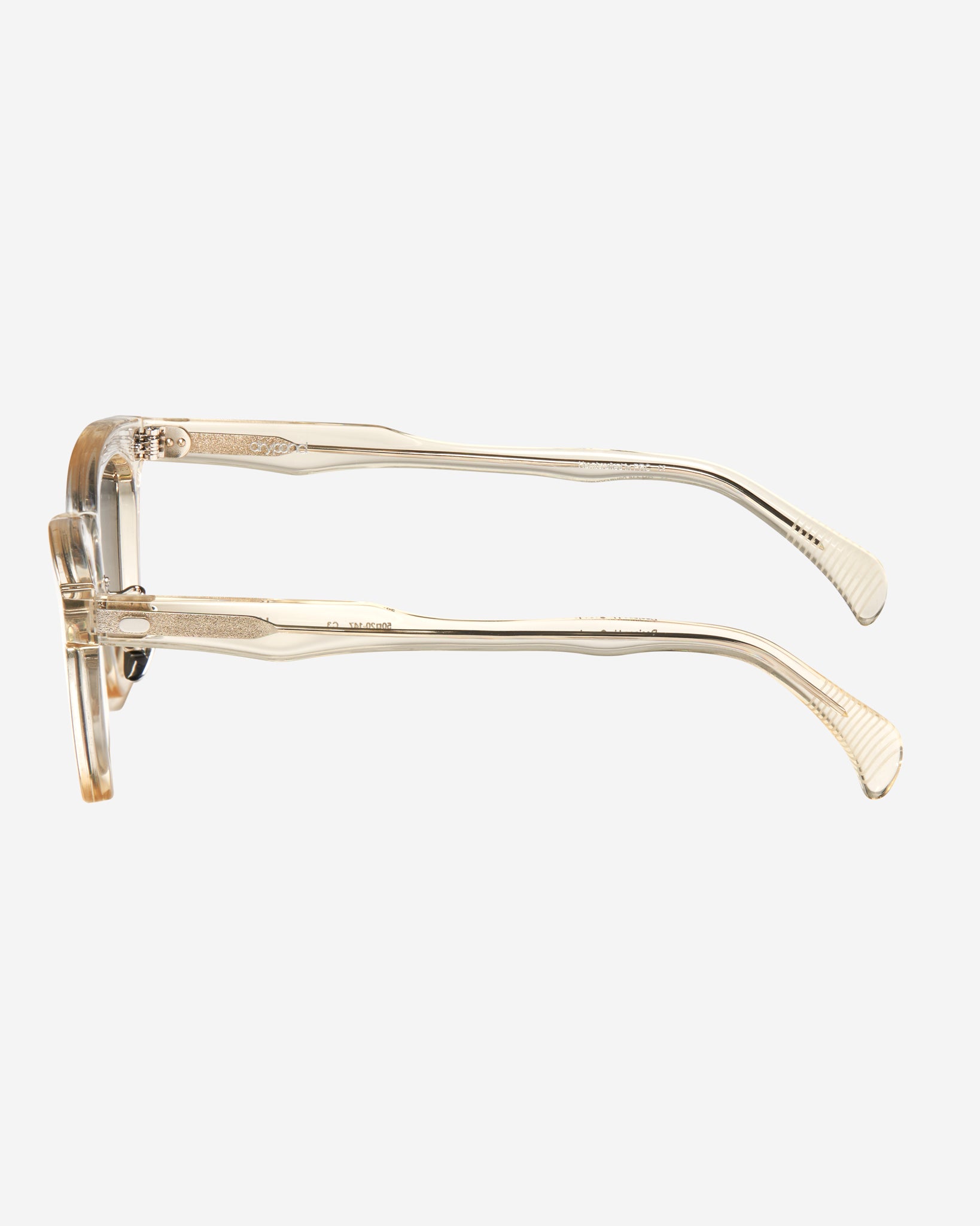 Koya Sunglasses - Aged Clear