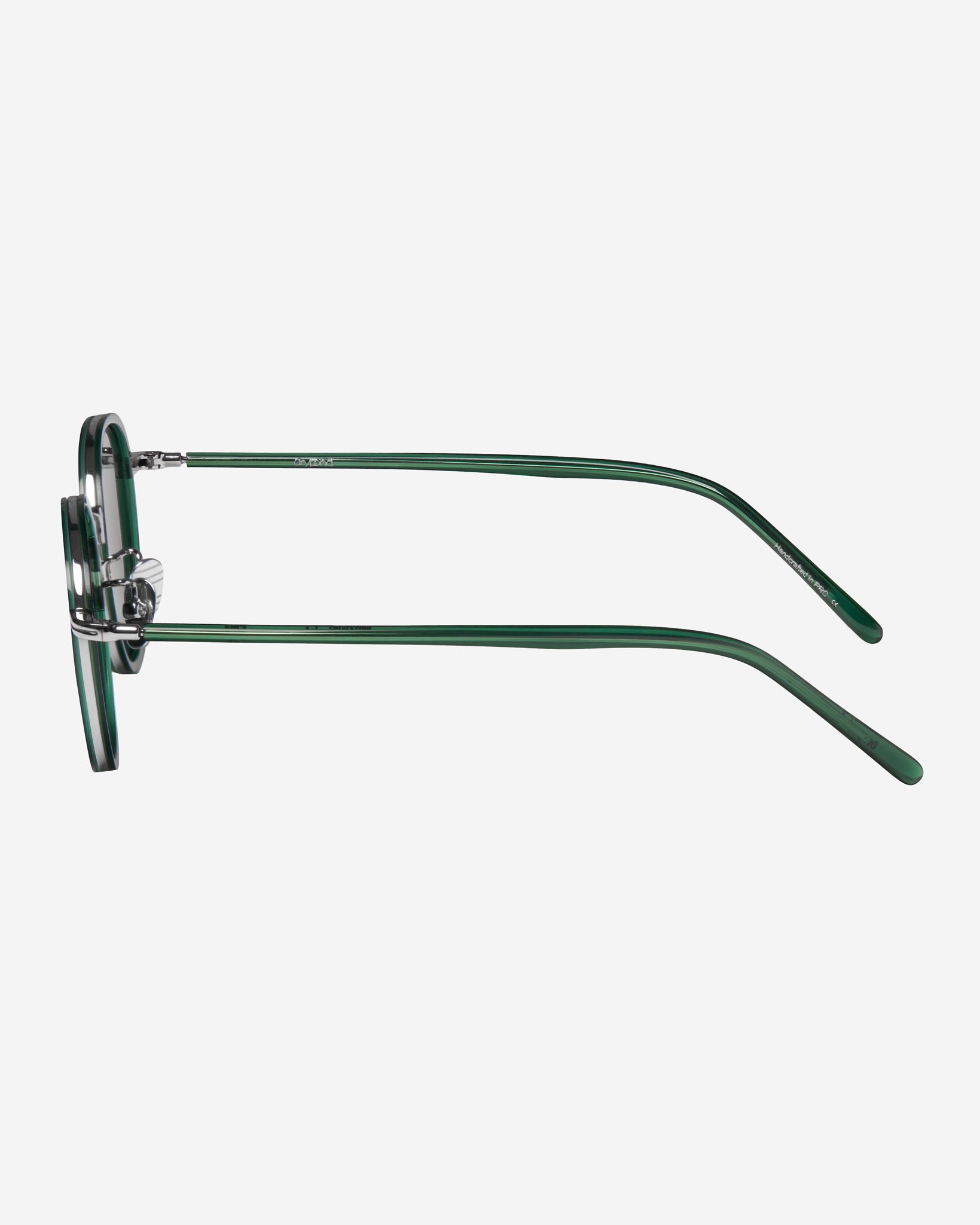 Plea Sunglasses - Green/Silver